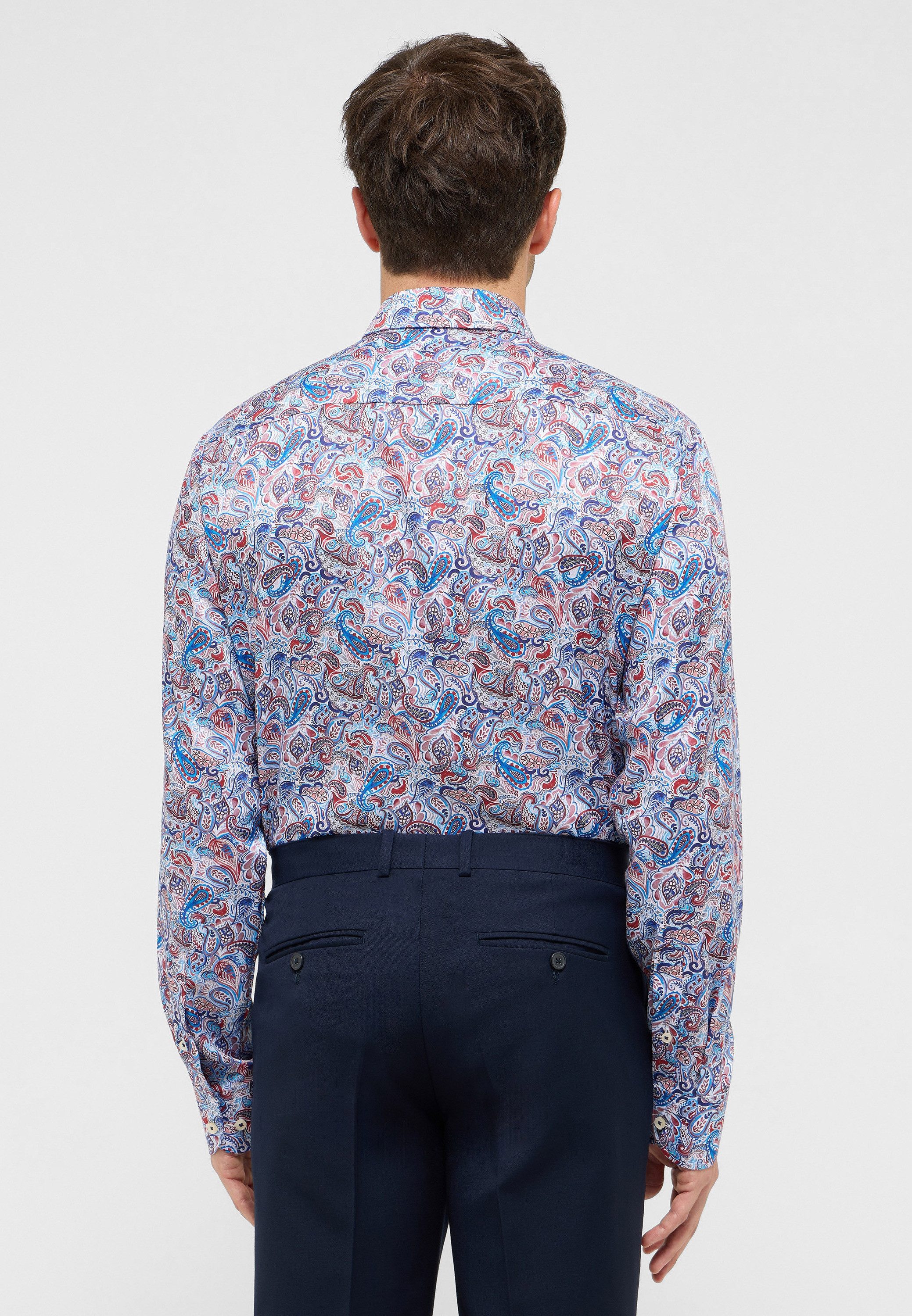 Eterna Overhemd met lange mouwen Slim fit EASY IRON (gemakkelijk te strijken)