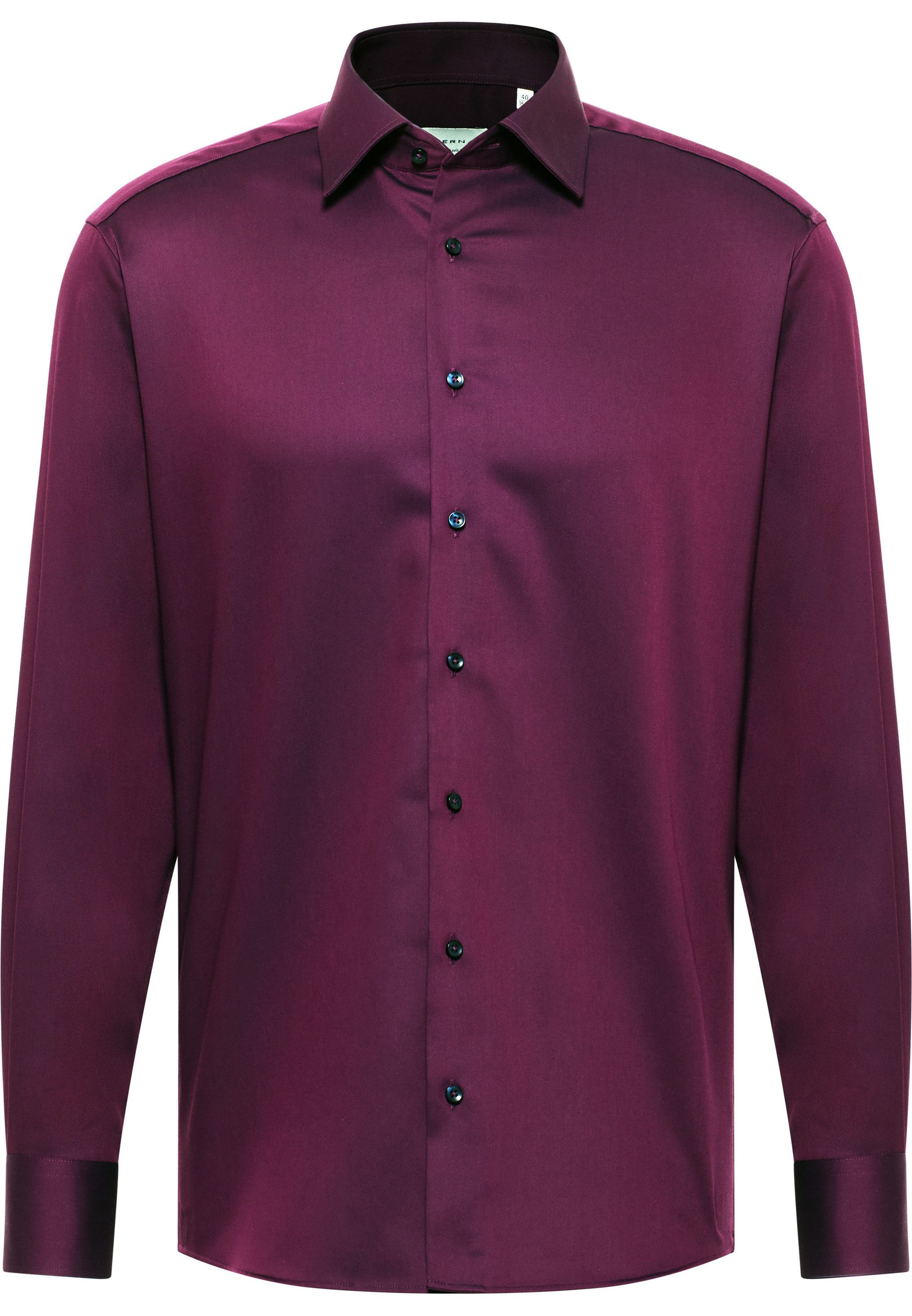 Eterna Overhemd met lange mouwen MODERN FIT NON IRON (strijkvrij)