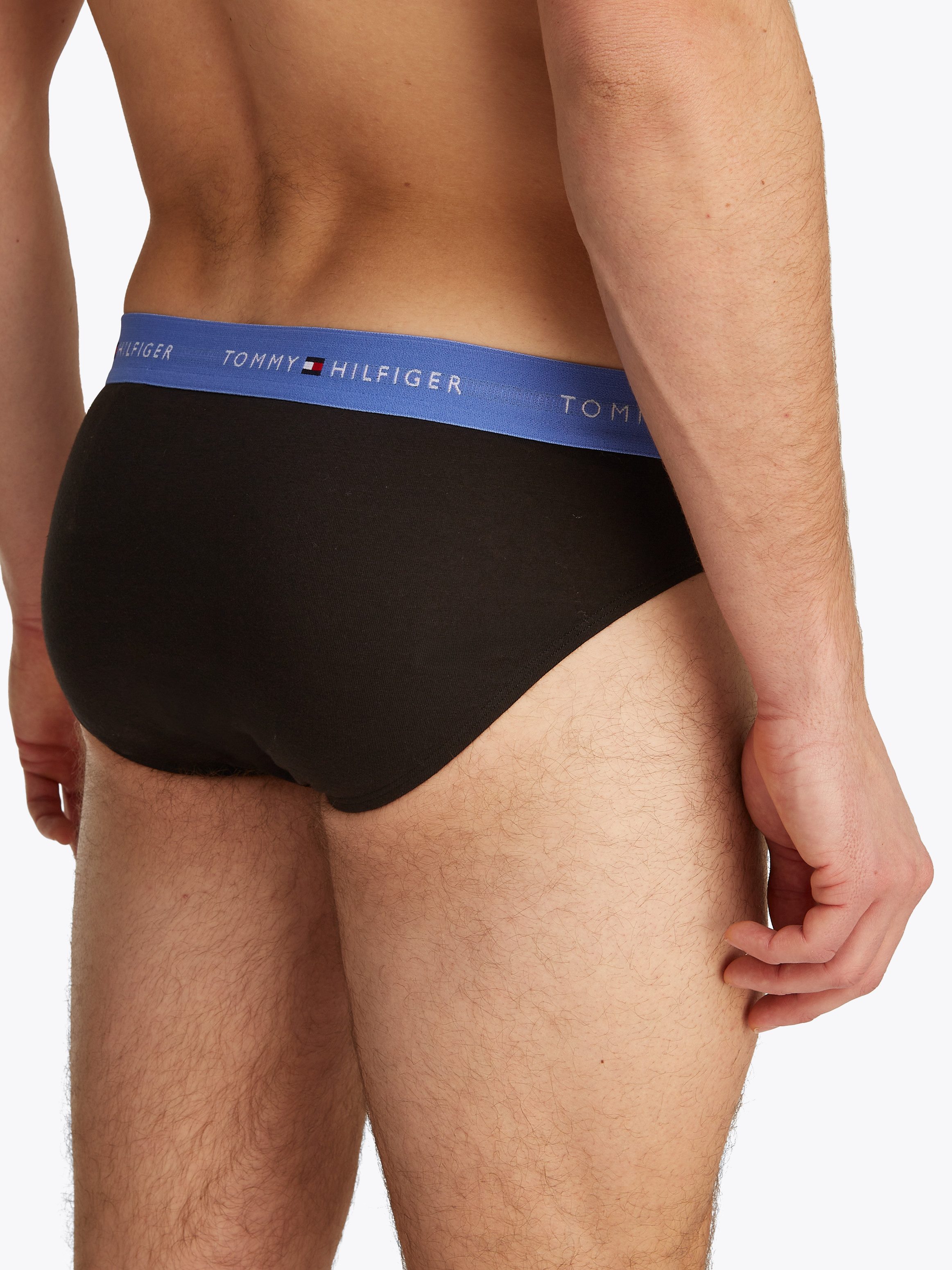Tommy Hilfiger Underwear Slip 5P BRIEF met contrasterende logo-band (5 stuks, Set van 5)
