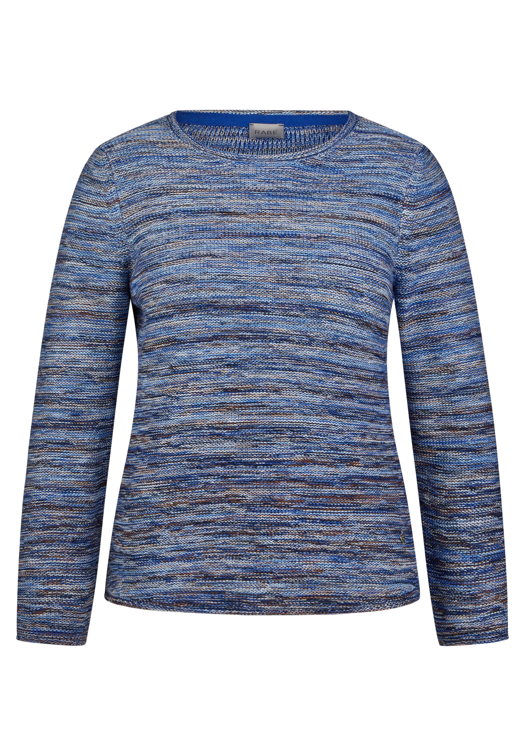 Rabe Gebreide trui in gemêleerde streep-look