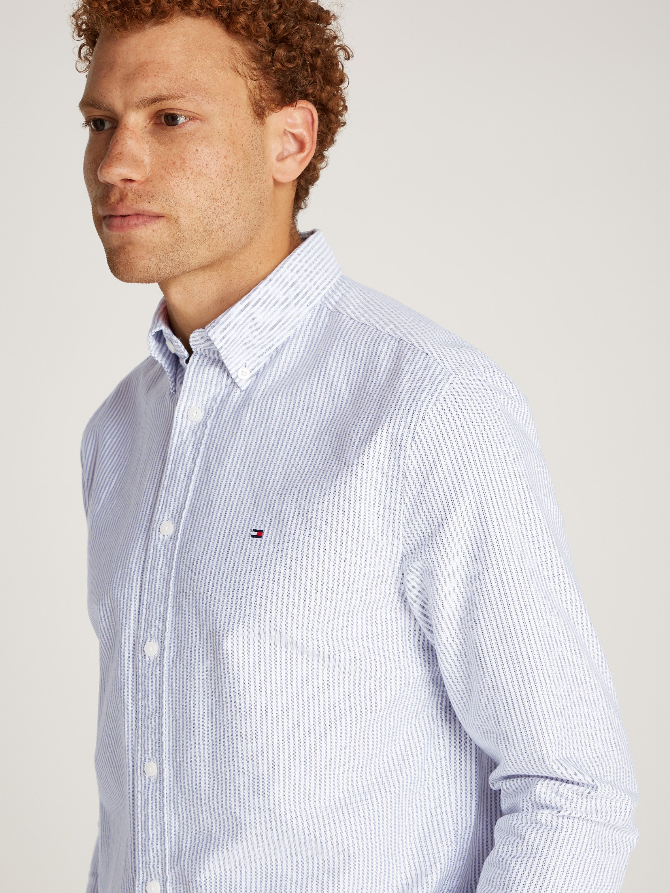 Tommy Hilfiger Overhemd met lange mouwen HERITAGE OXFORD STRIPE RF SHIRT