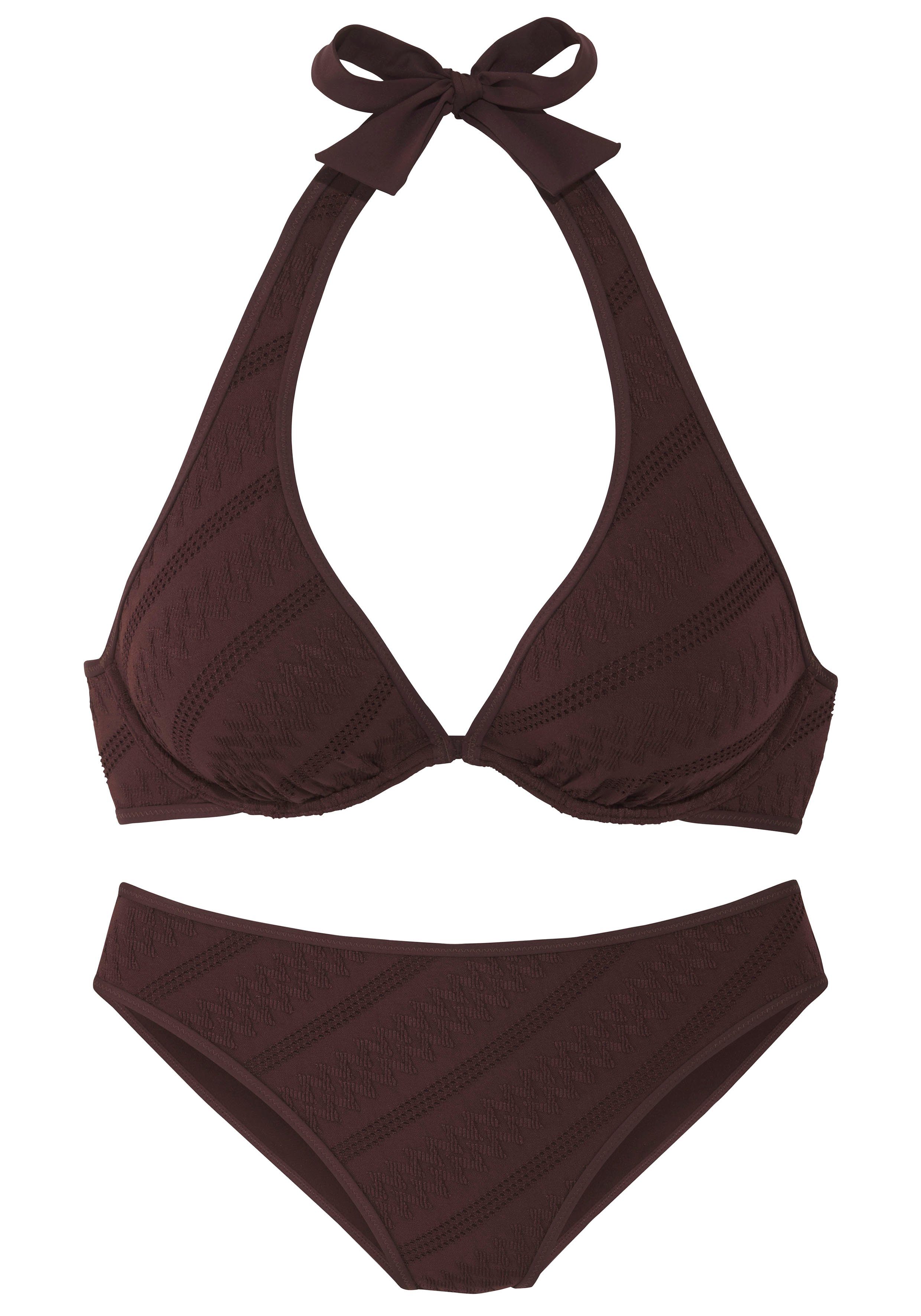 s.Oliver RED LABEL Beachwear Beugelbikini Naila met structuur (set)
