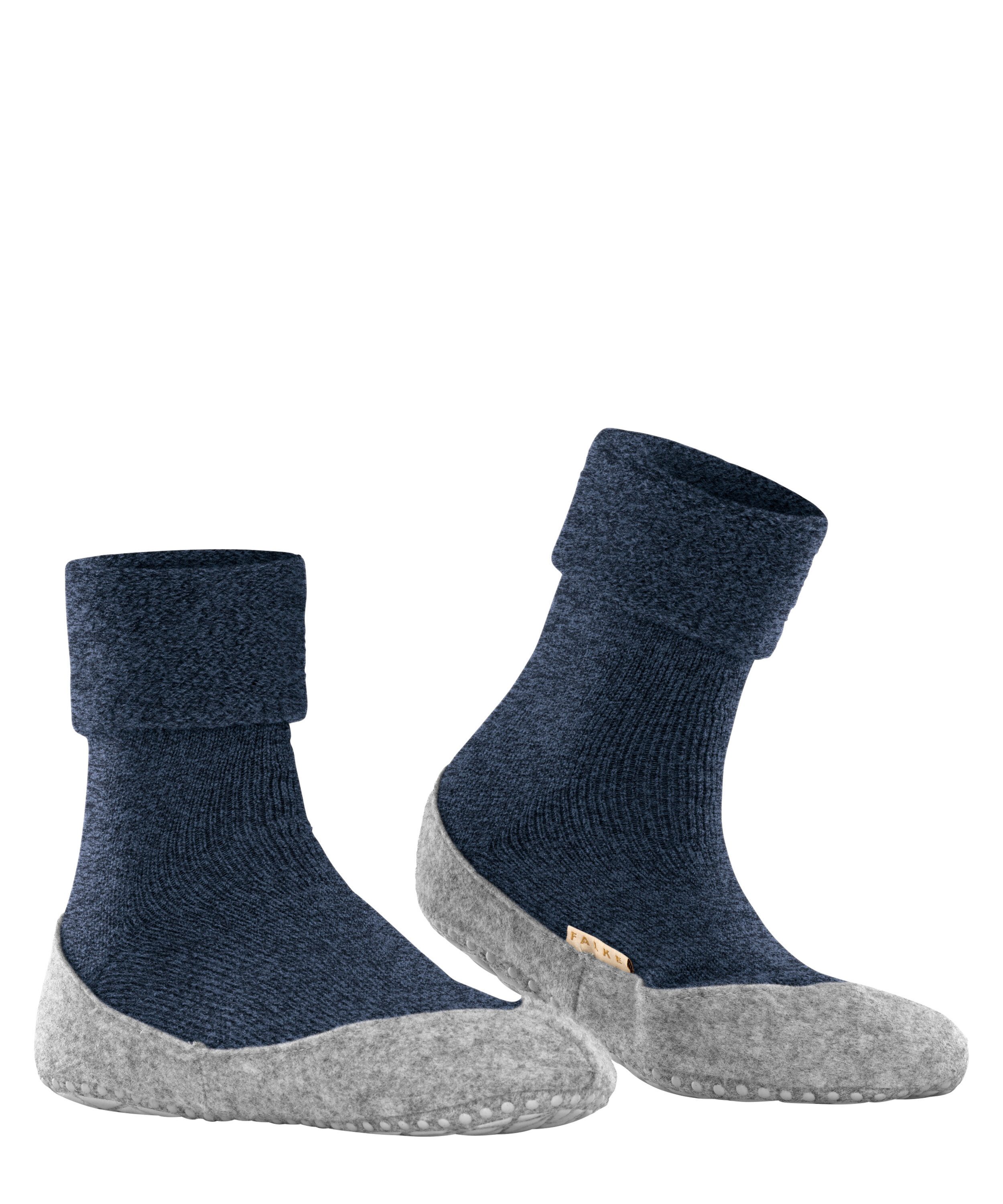 FALKE Huissokken Cosyshoe met merinowol, stippenprint, licht verwarmend