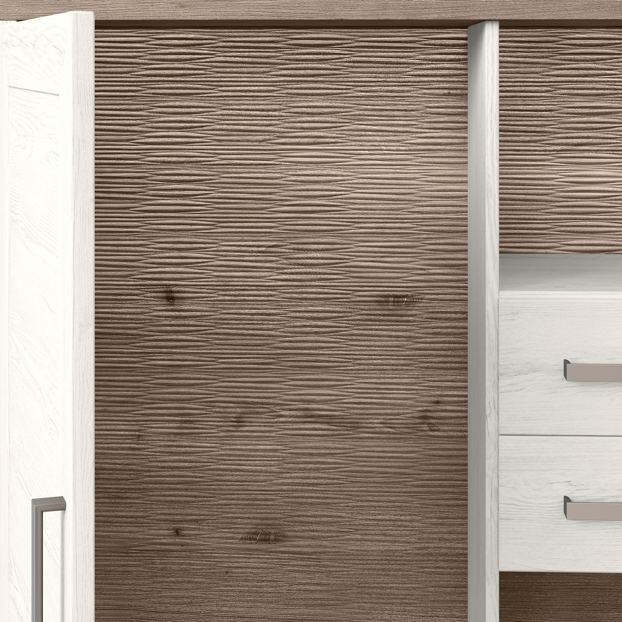set one by Musterring Highboard York Type 25 en 26, in 3 kleurvarianten, verlichting optioneel, breedte 105 cm
