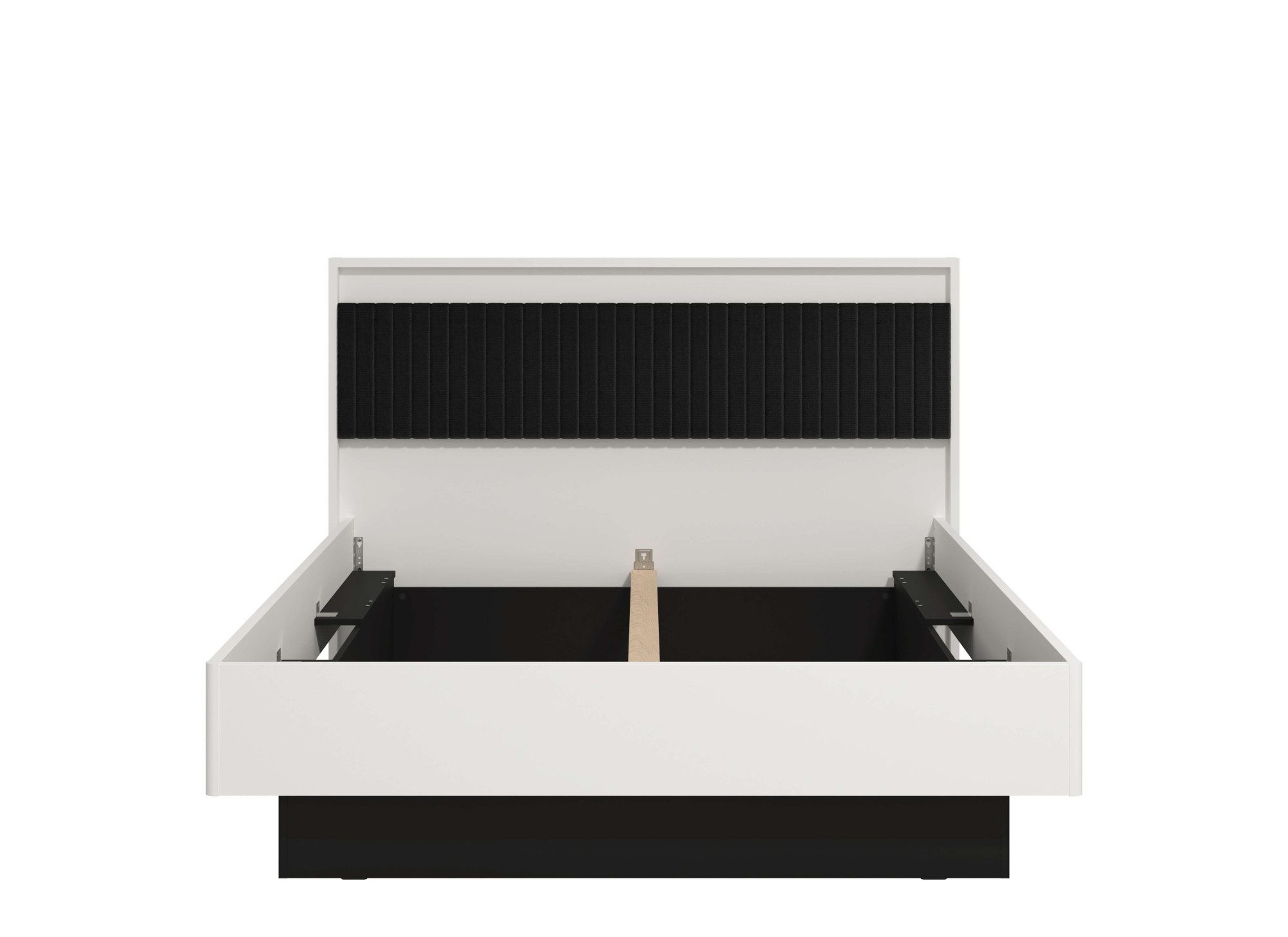INOSIGN Bedframe Ascalon, gepolsterde rugleuning, bekleed met zachte cordstof Ligoppervlakken 160 of 180x200 cm, FSC®-gecertificeerd houtmateriaal