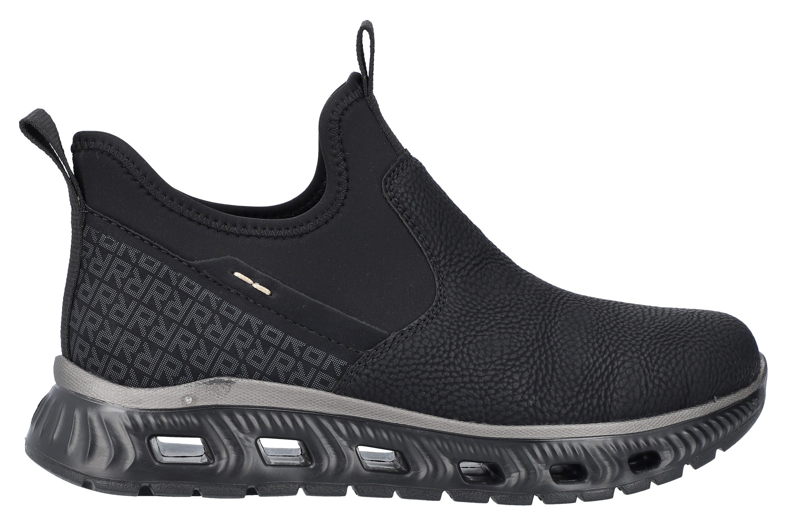 R-Rieker Boots zonder sluiting high-top sneakers, instaplaarzen met elastische schacht