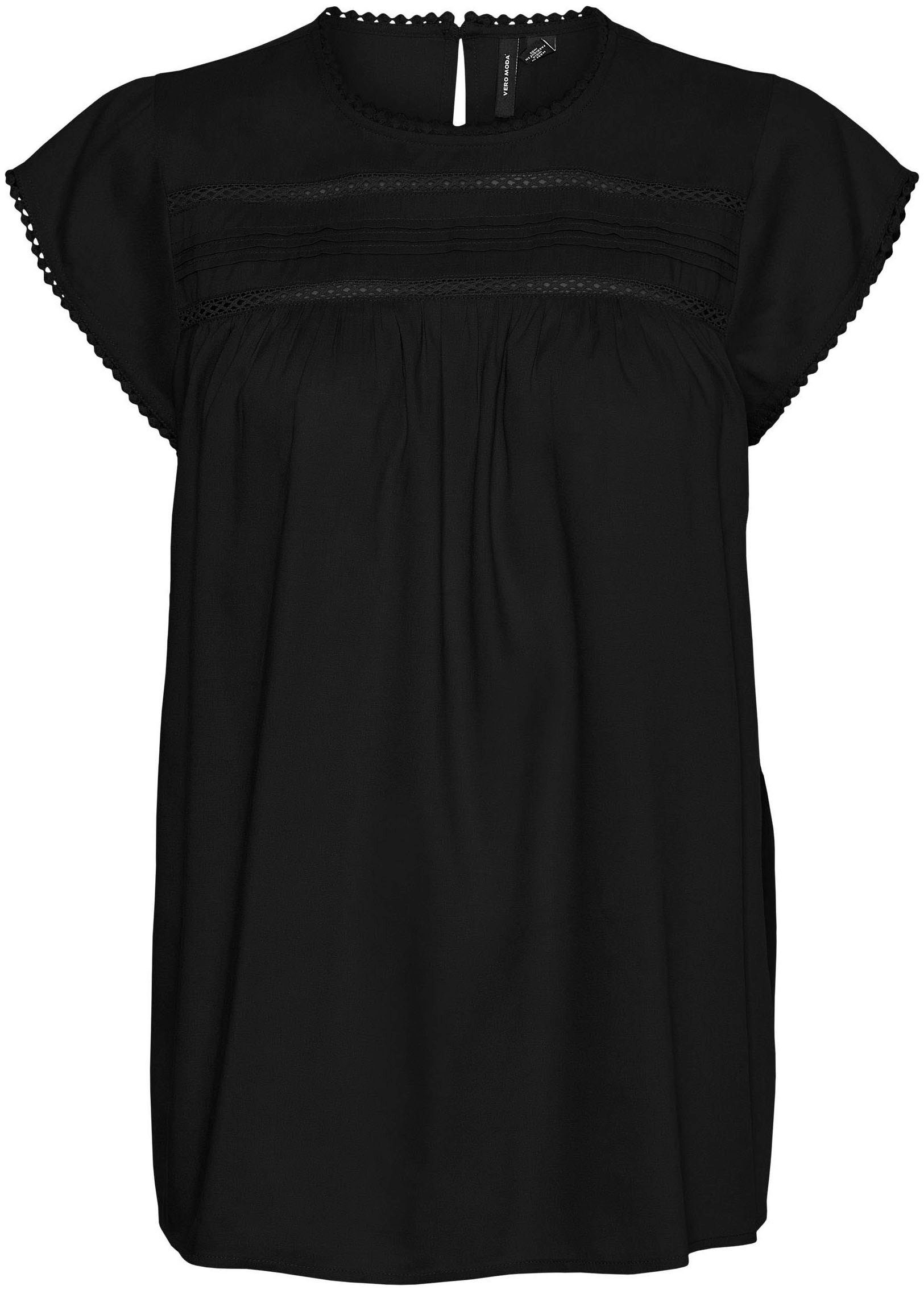 Vero Moda Kanten top VMDEBBIE PLEAT S/L TOP GA NOOS
