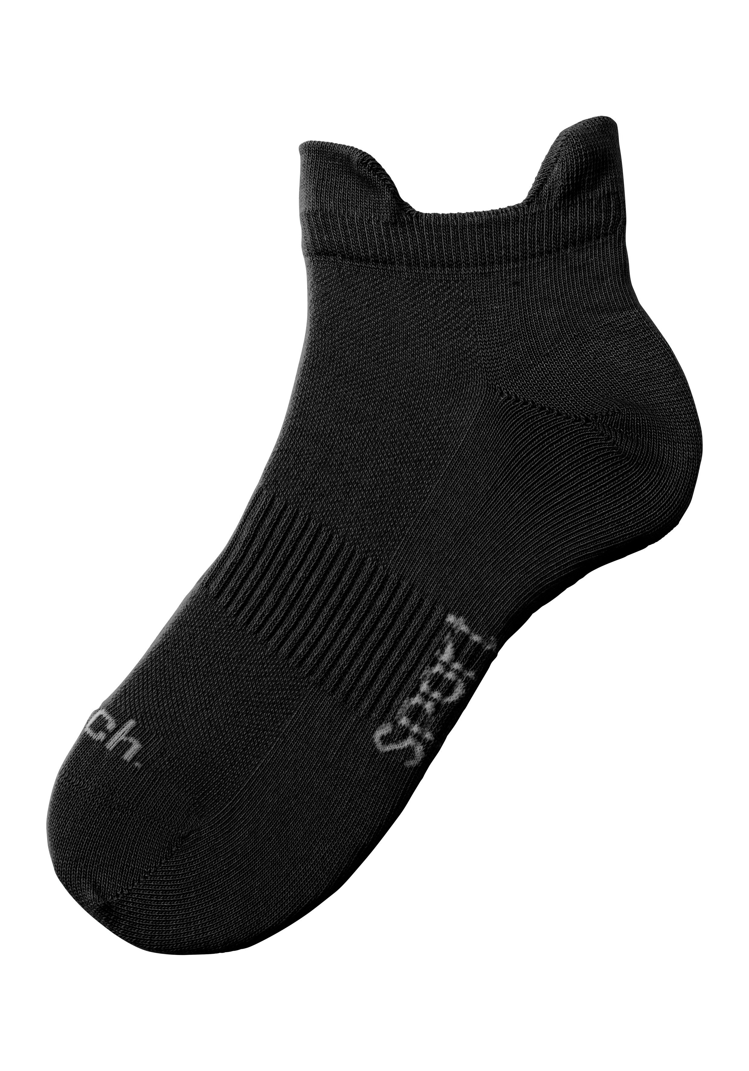 Bench. Sneakersokken met fijne mesh constructie en middenvoetrubber (set 6 paar)