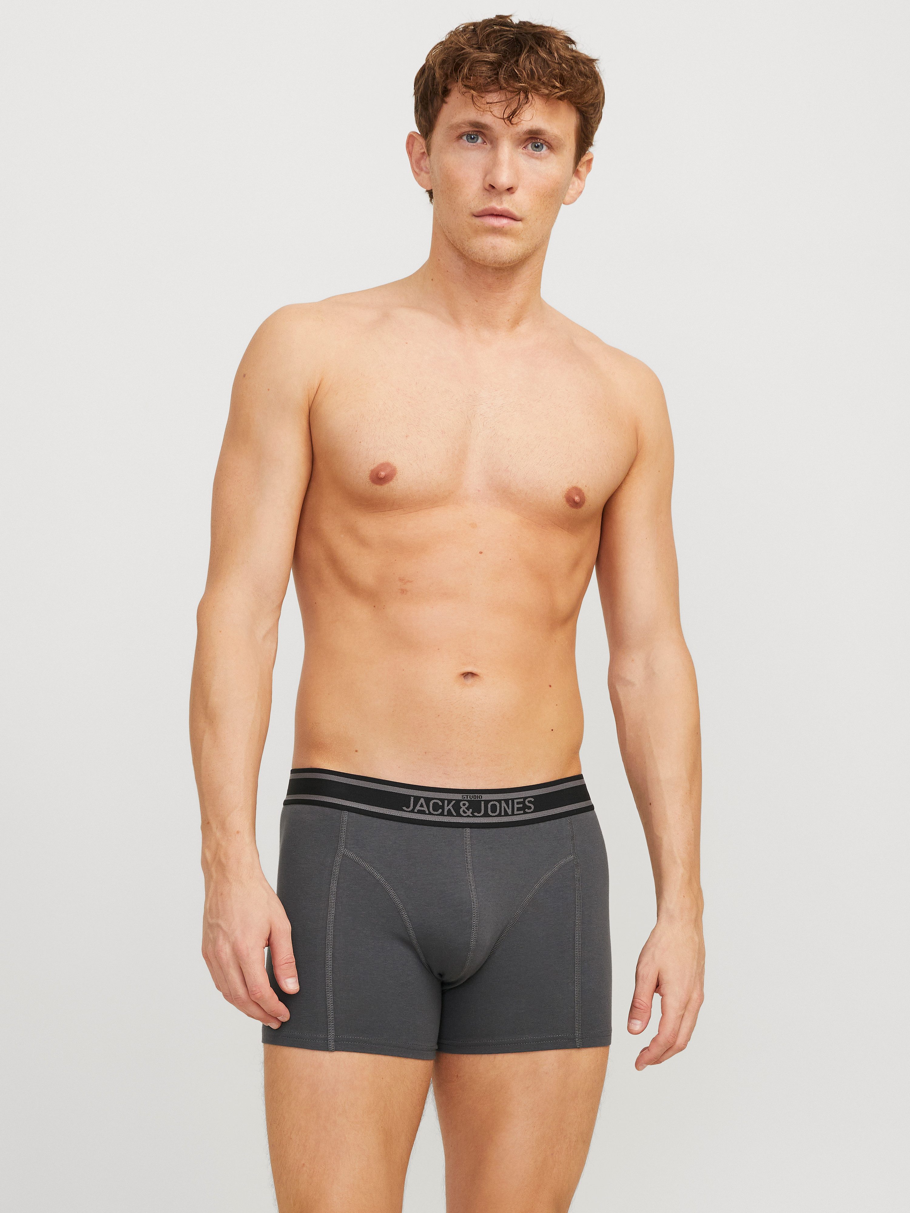 Jack & Jones Trunk JACAIDEN SOLID TRUNKS 3 PACK SN (3 stuks)