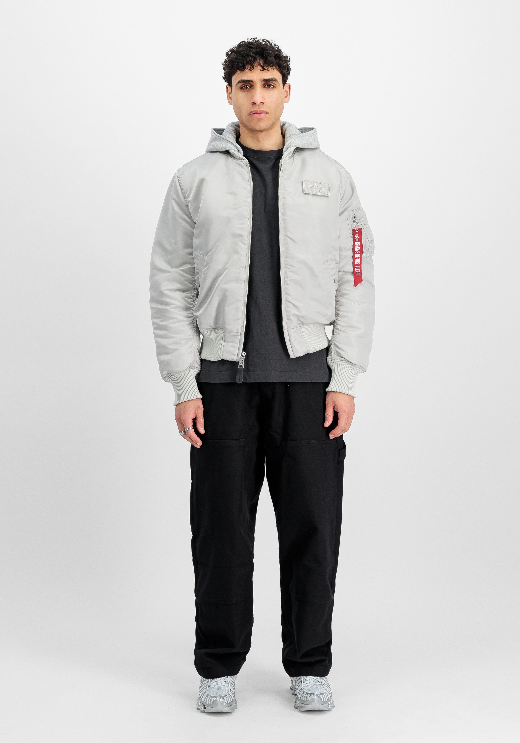 Alpha Industries Bomberjack Alpha Industries Men - Bomber Jackets MA-1 Zip Hood Back Print