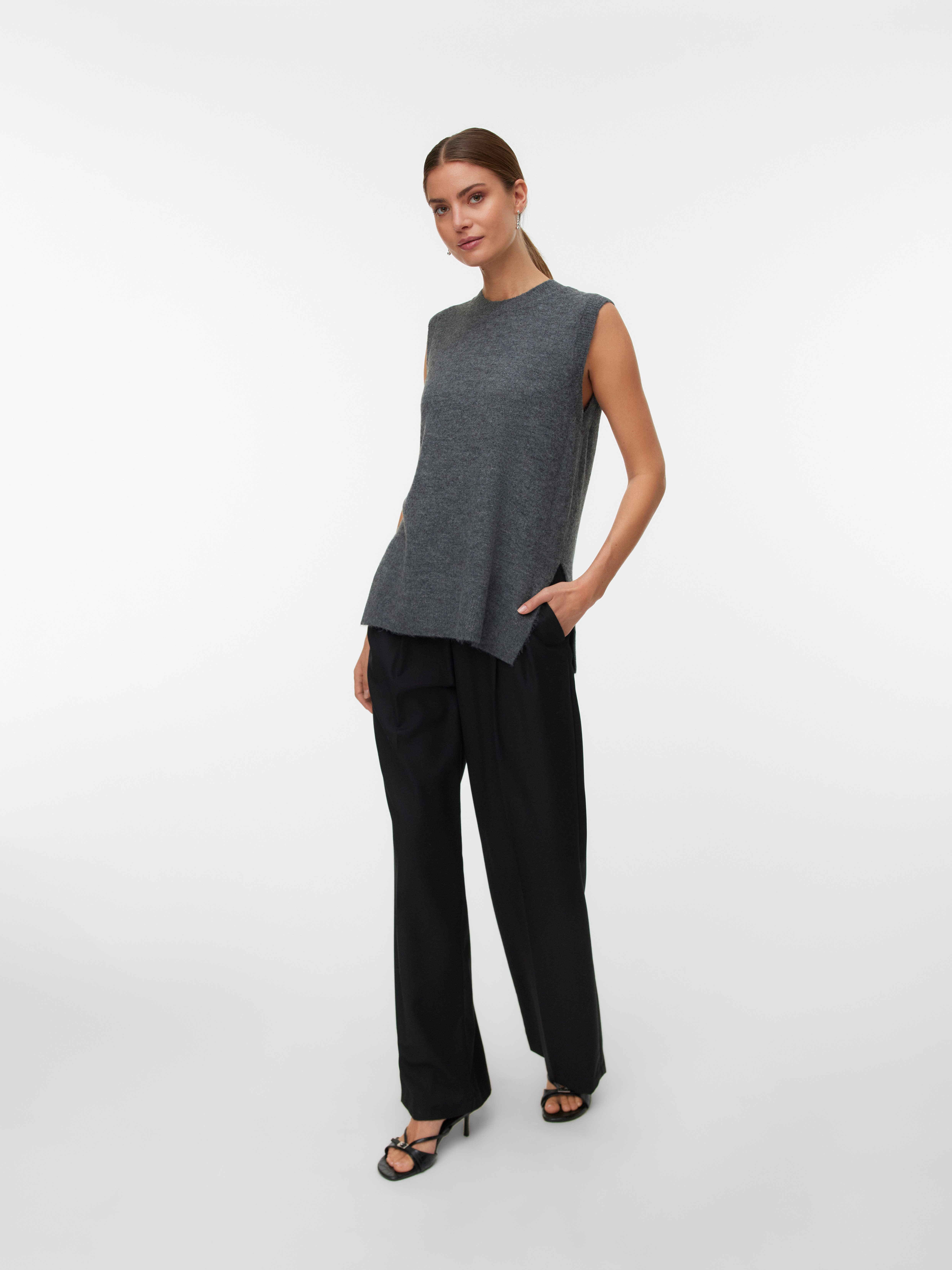 Vero Moda Slip-over VMLEFILE SL O-NECK PULLOVER NOOS