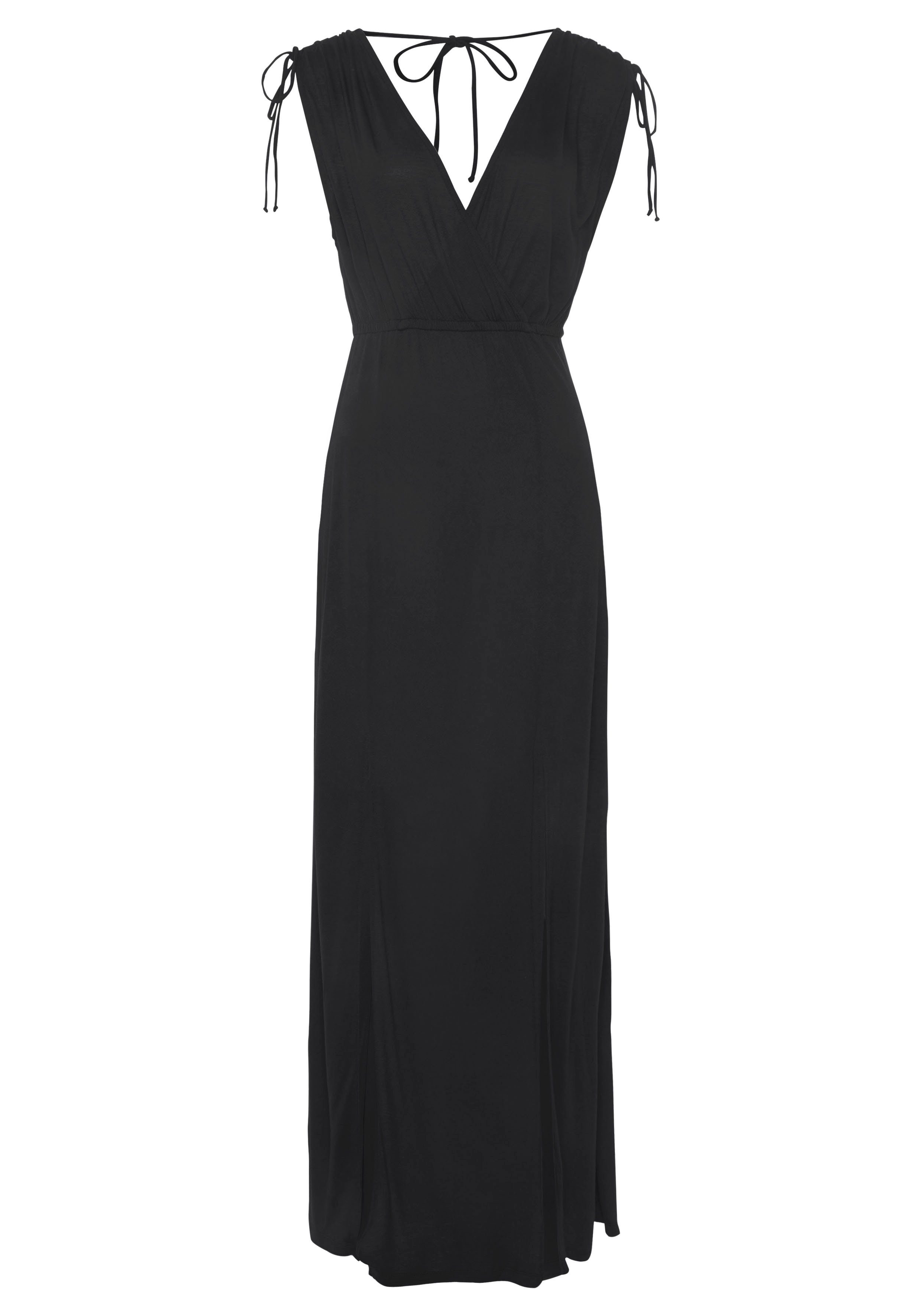Lascana Maxi-jurk met details op de bandjes