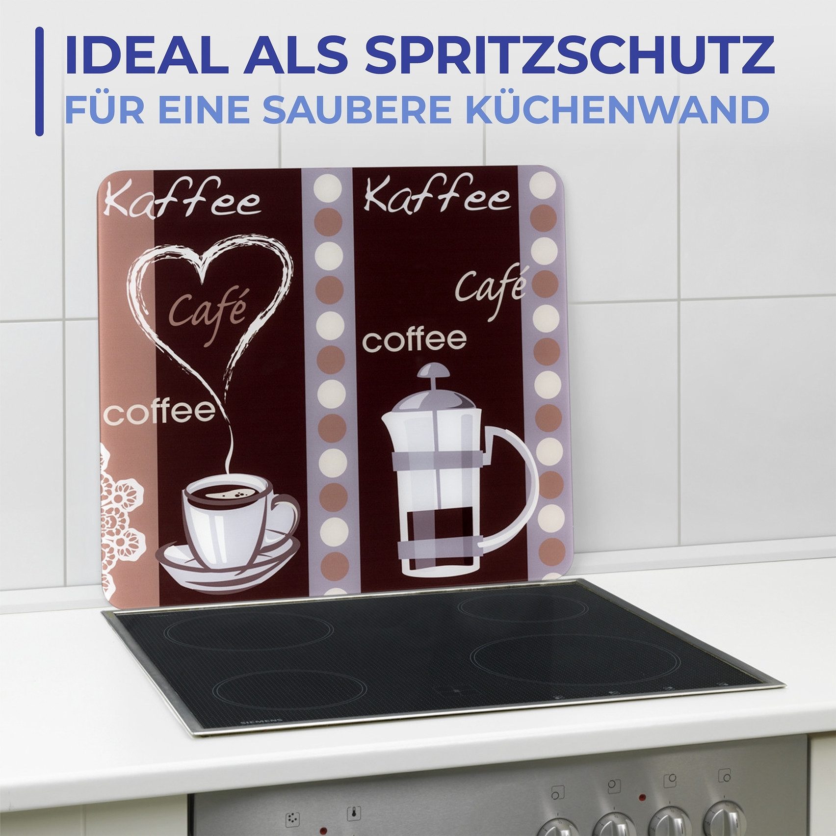 WENKO Snij- en afdekplank Model Koffiegeur los werkblad te gebruiken (1-delig)
