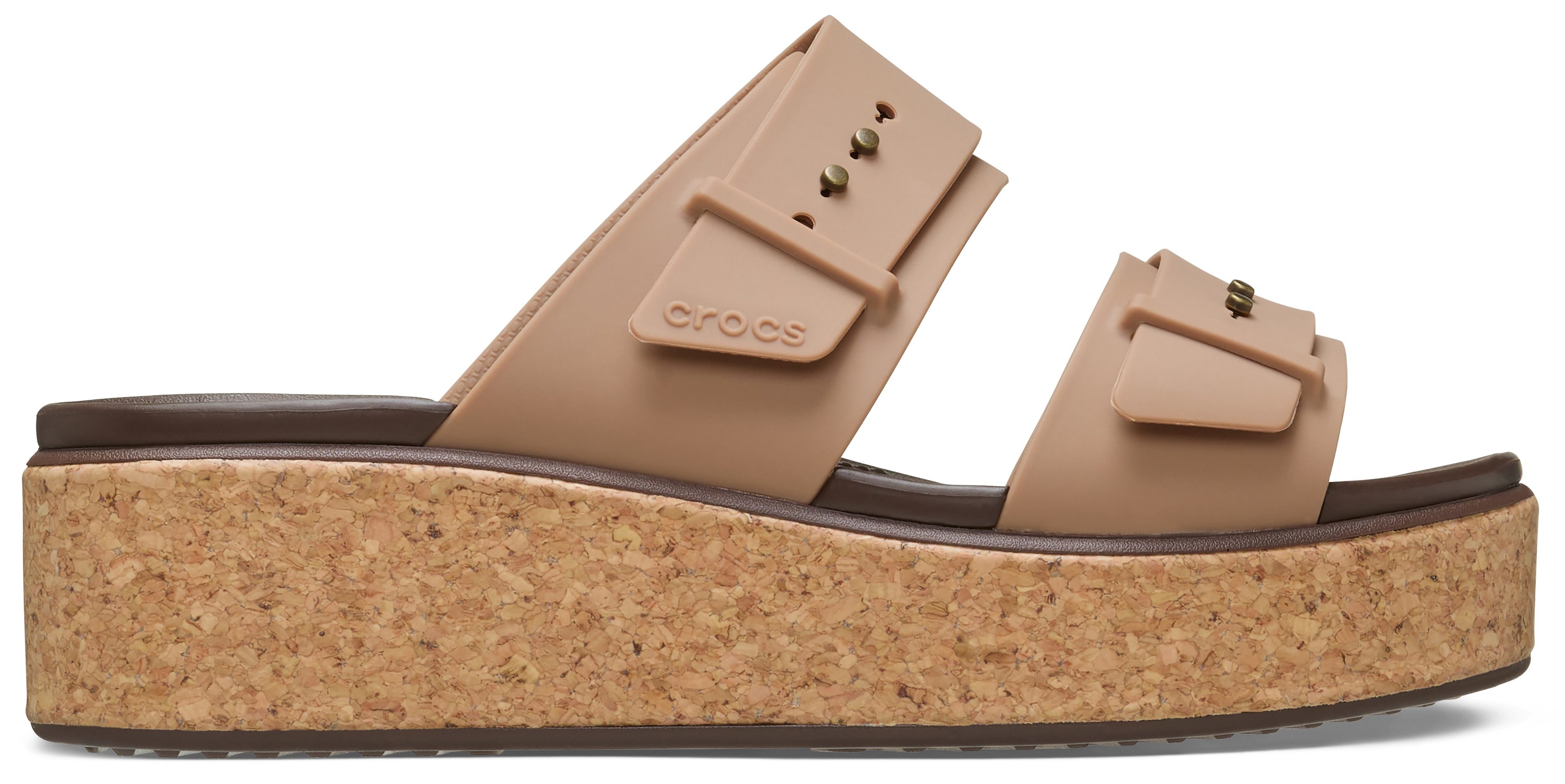 Crocs Sleehakmuiltjes Brooklyn Cork Buckle