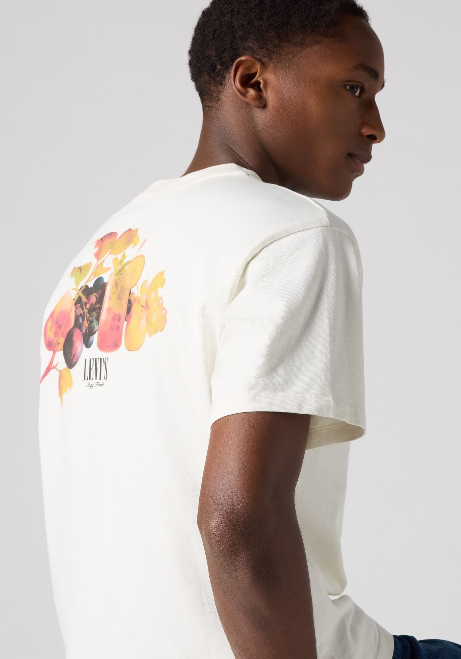 Levi's® T-shirt SEVINTAGE met logo-patch op de borst