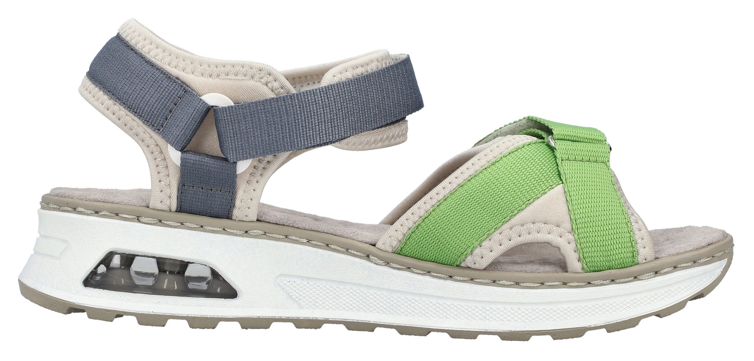 Rieker Trekkingsandalen met praktische klittenbandsluitingen