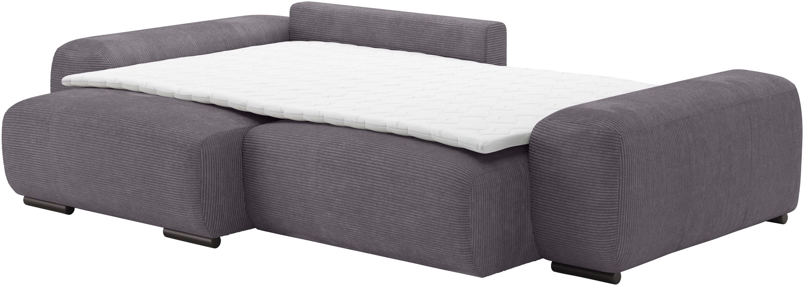 Mr. Couch Hoekbank Sundance, L-vorm Permanente slaper met bed, bedbox, tot 140 kg belastbaar
