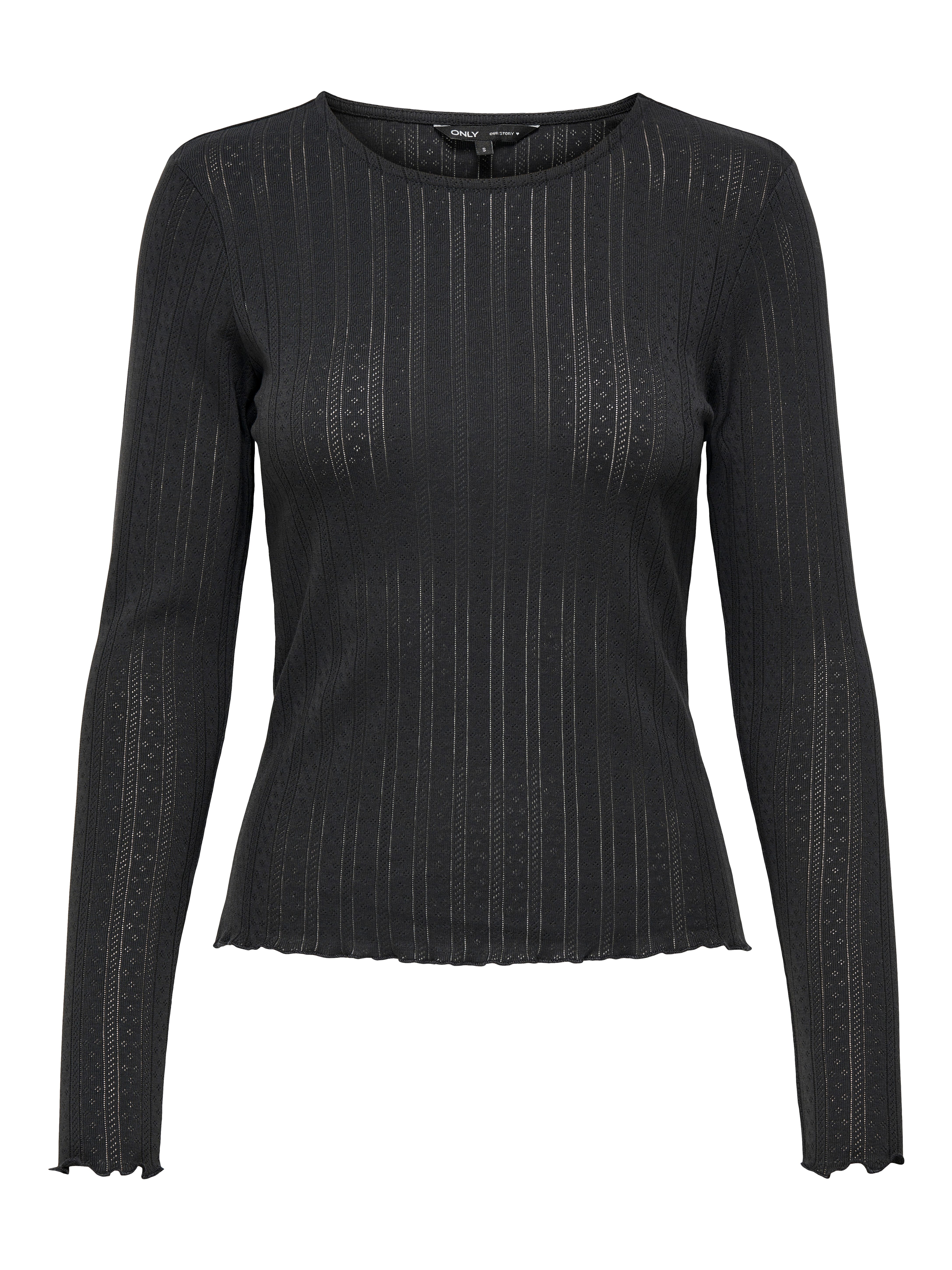Only Shirt met lange mouwen ONLCARLOTTA L/S TOP NOOS JRS