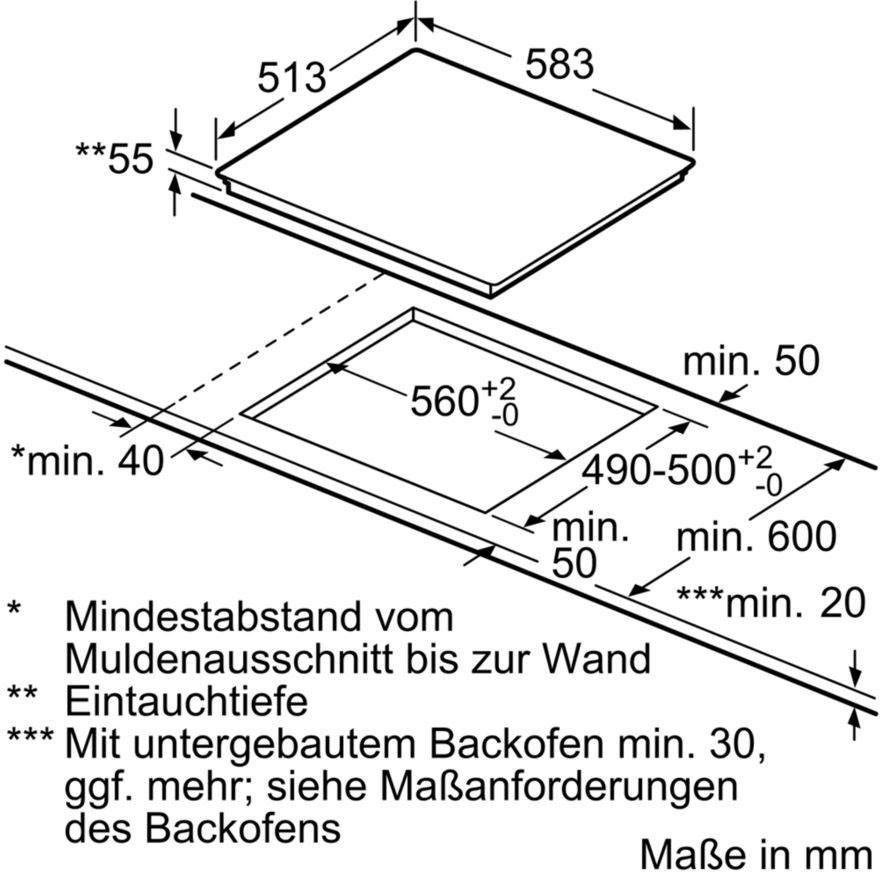 SIEMENS Flex-inductiekookplaat van SCHOTT CERAN® EX645LYC1E
