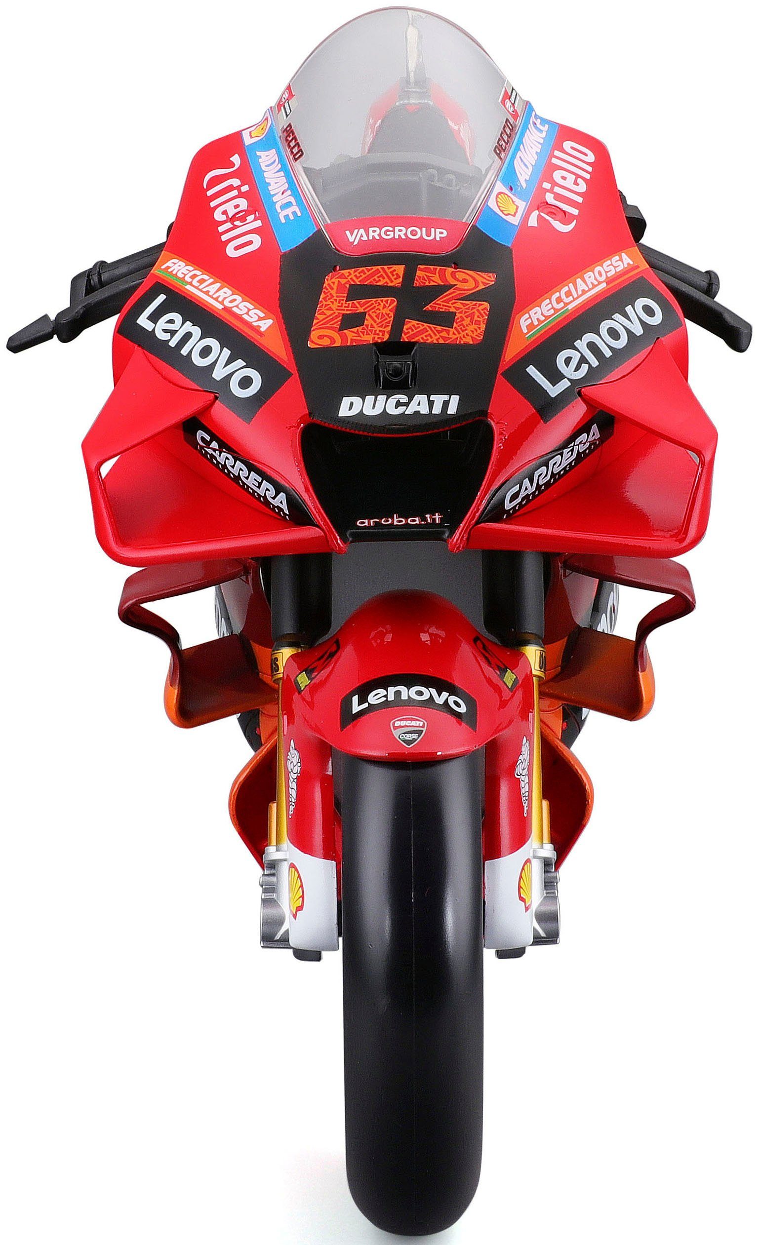 Maisto® Auto op schaal Moto GP Ducati Lenovo ´22, #63 Francesco Bagnaia