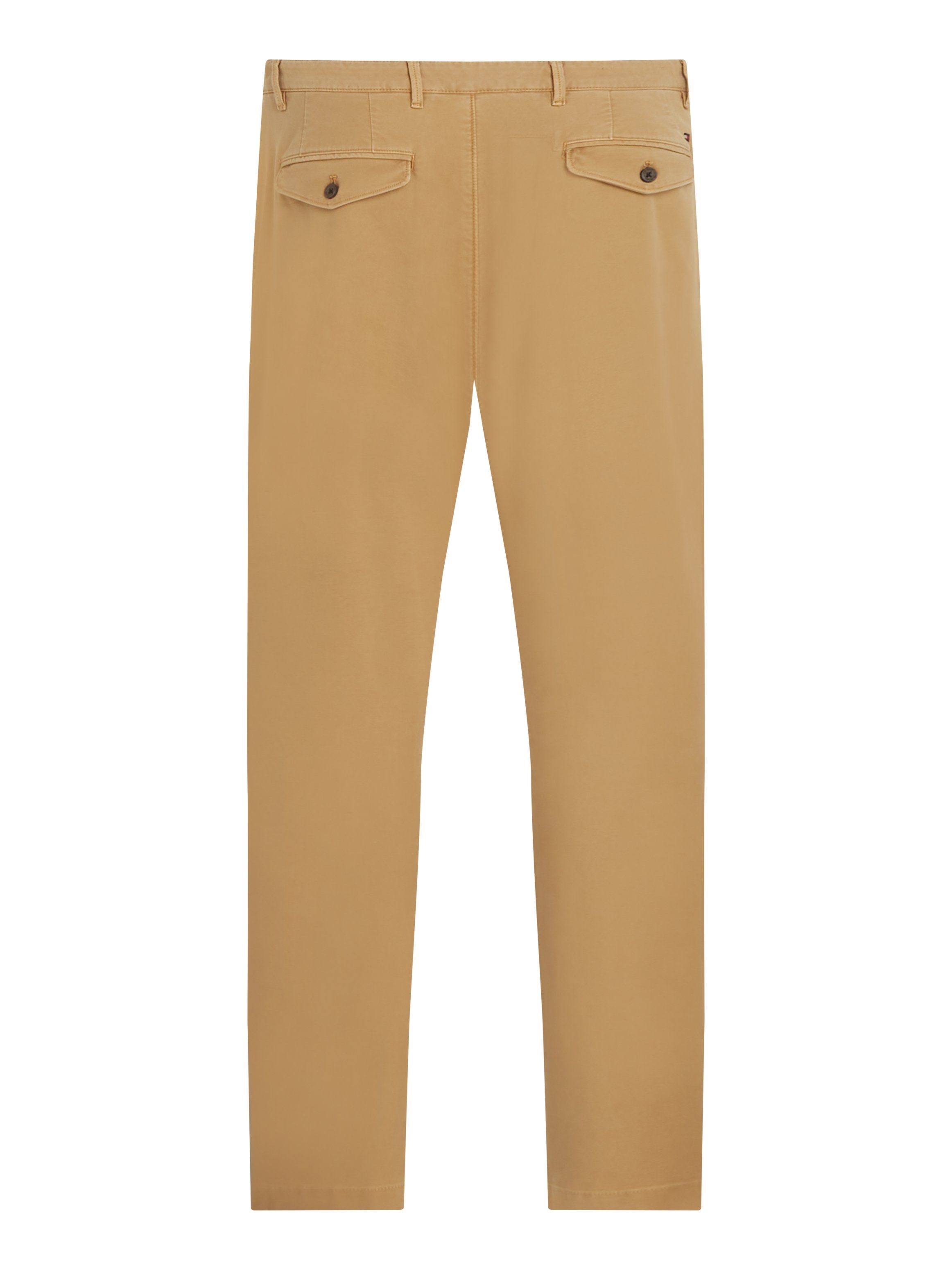 Tommy Hilfiger Chino CHELSEA GABARDINE GMD met logo borduursel op de achterzak