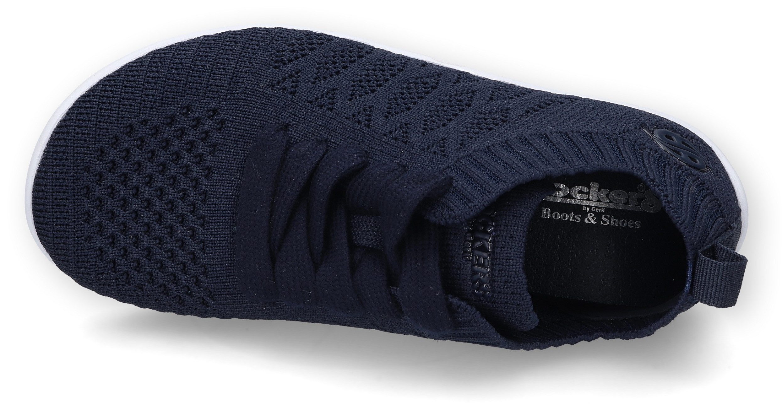 Dockers by Gerli Sneakers , blote voeten schoen, veterschoen, trainingsschoen met verwisselbare binnenzool