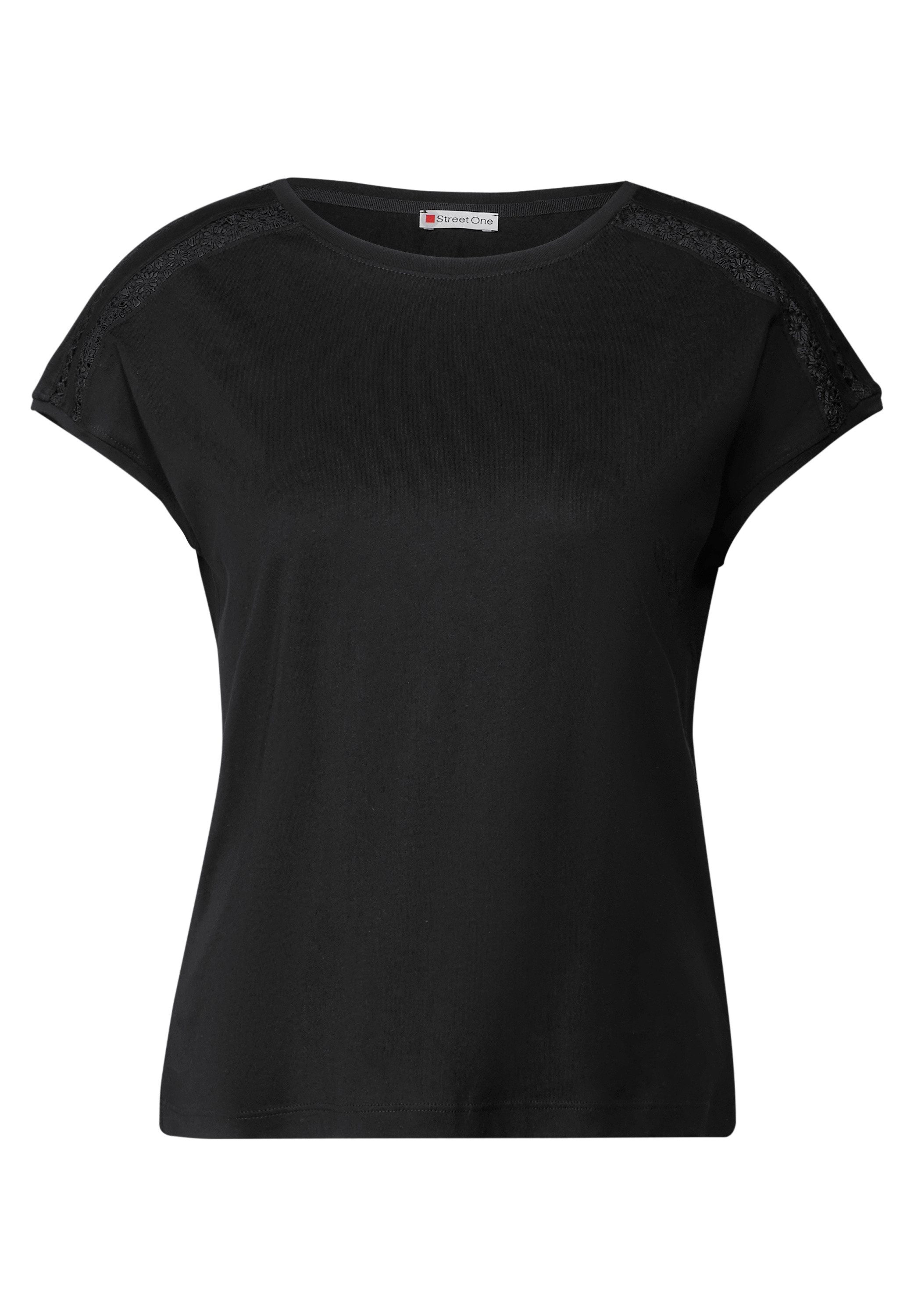 STREET ONE T-shirt met gehaakte details