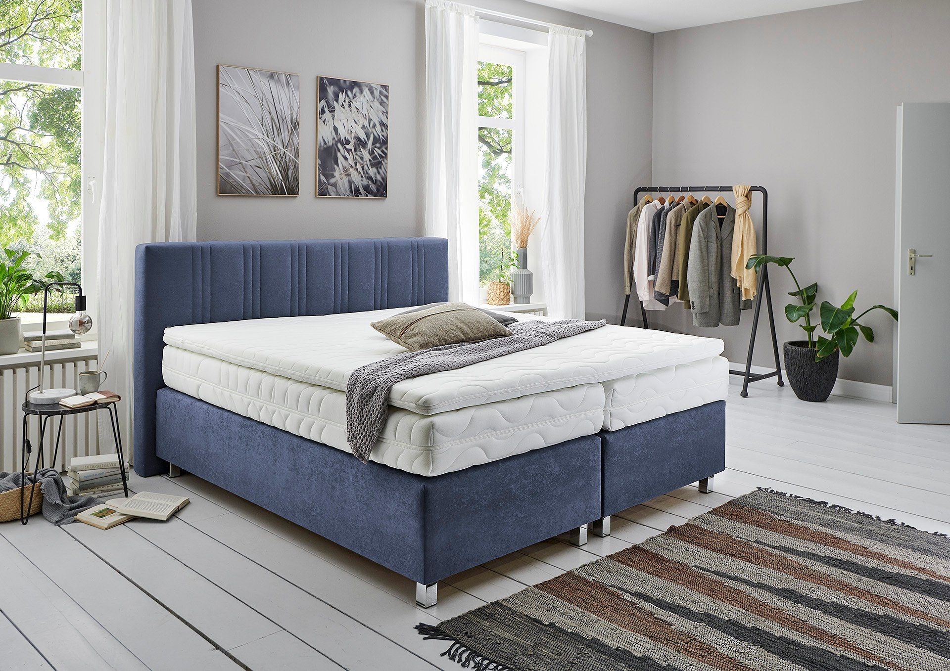 Westfalia Polsterbetten Boxspring naar keuze met bedkist en topmatras