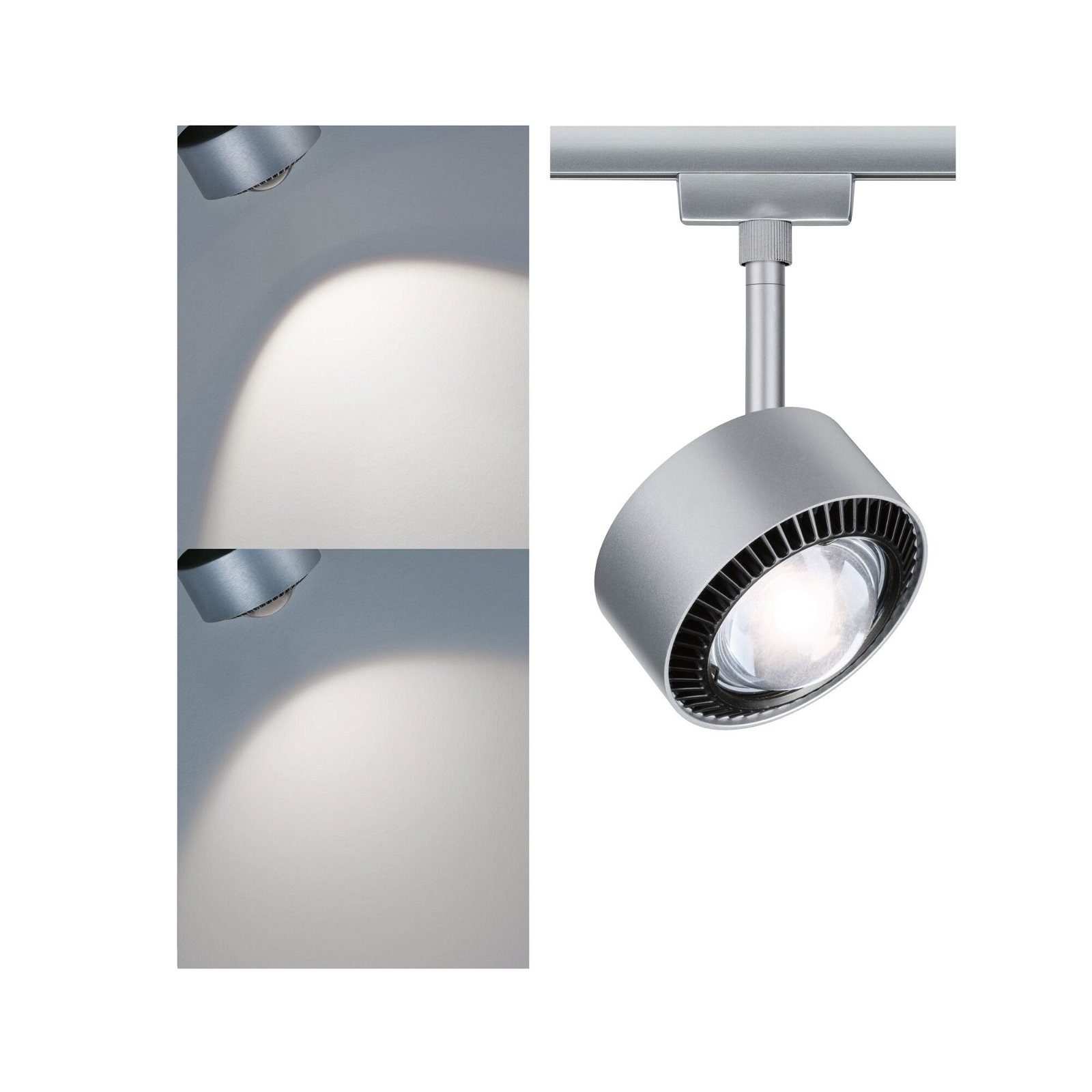 Paulmann Railsysteem-lampen URail rail spot Aldan 533,8lm 8W 4000K 230V Zwart mat, Zwart (1-delig)