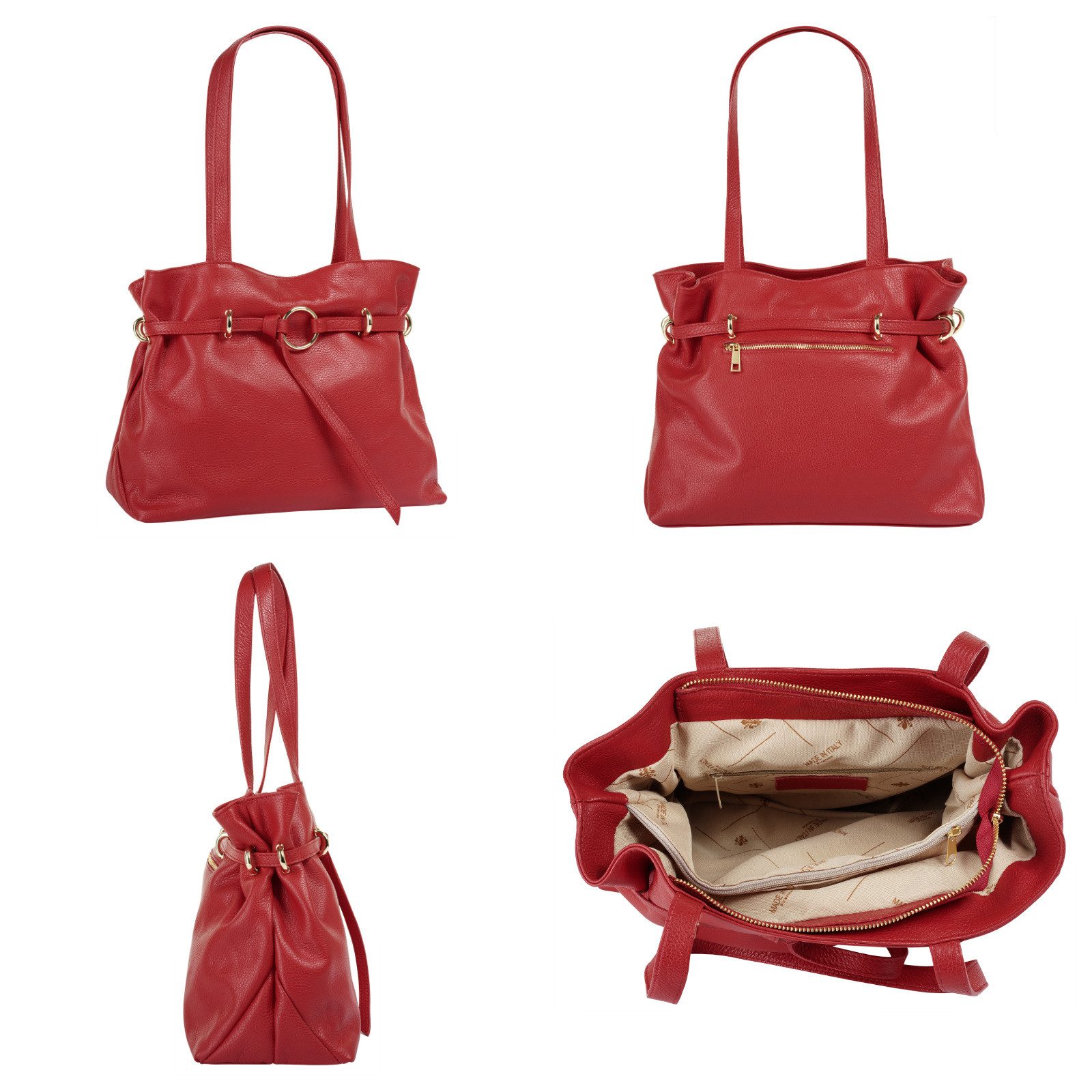 Samantha Look Tas echt leer, made in italy