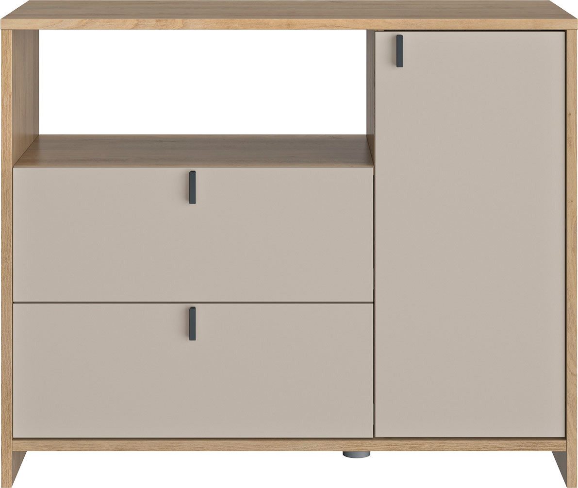 Gami Kast RITMO Praktische en functionele commode met 2 lades en een vak