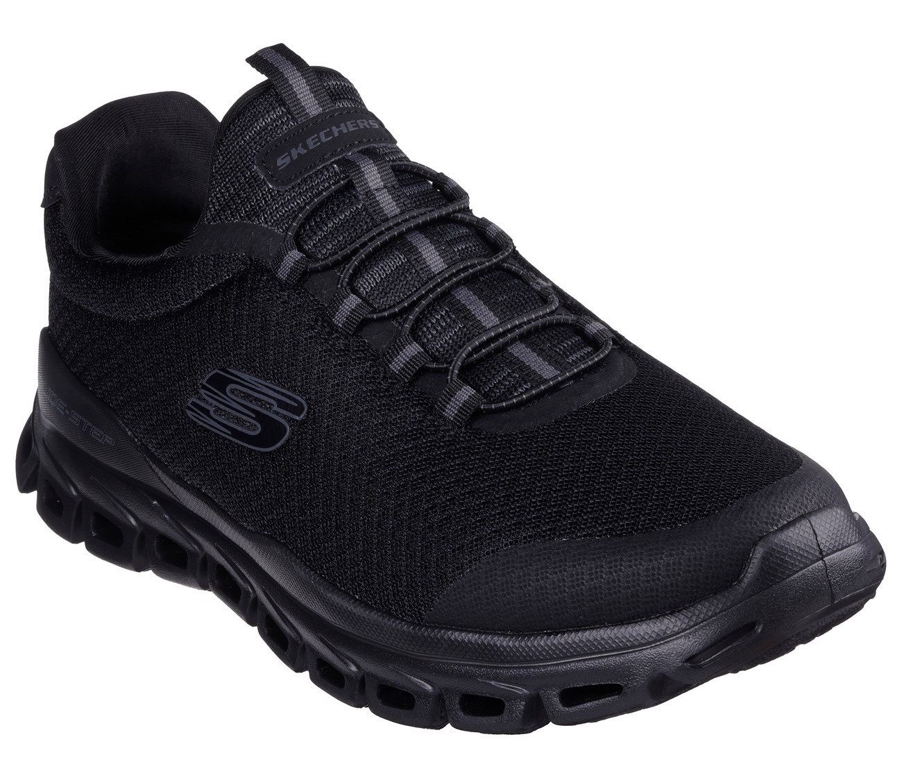 Skechers Slip-on sneakers GLIDE-STEP trekkingschoenen, vrijetijdsschoen, sneakers voor instappen heren lage sneakers maat 46 zwart