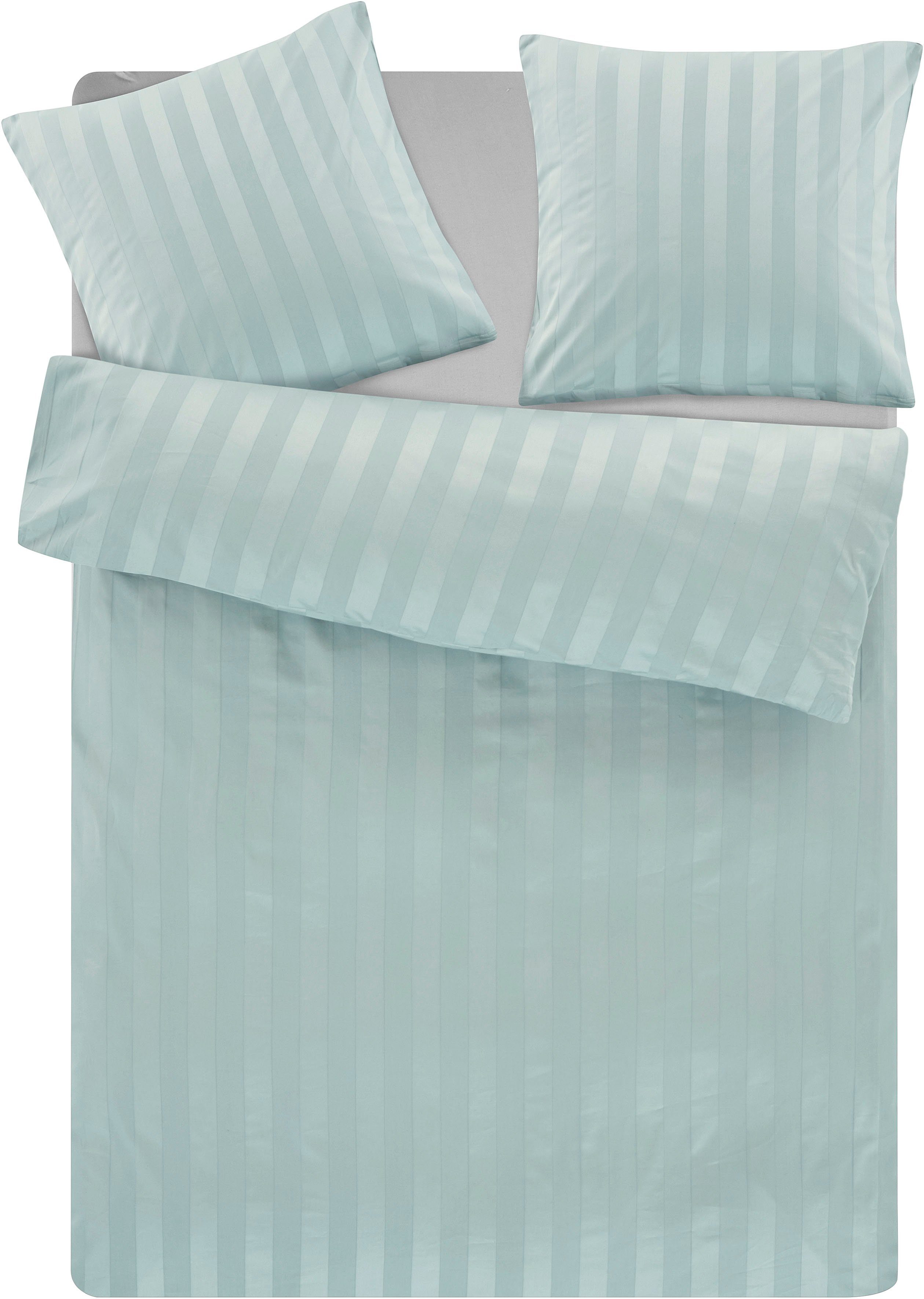 Leonique Overtrekset Malia in mt. 135x200 of 155x220 cm tijdloze beddengoed van katoen, beddengoed in mako-satijnkwaliteit