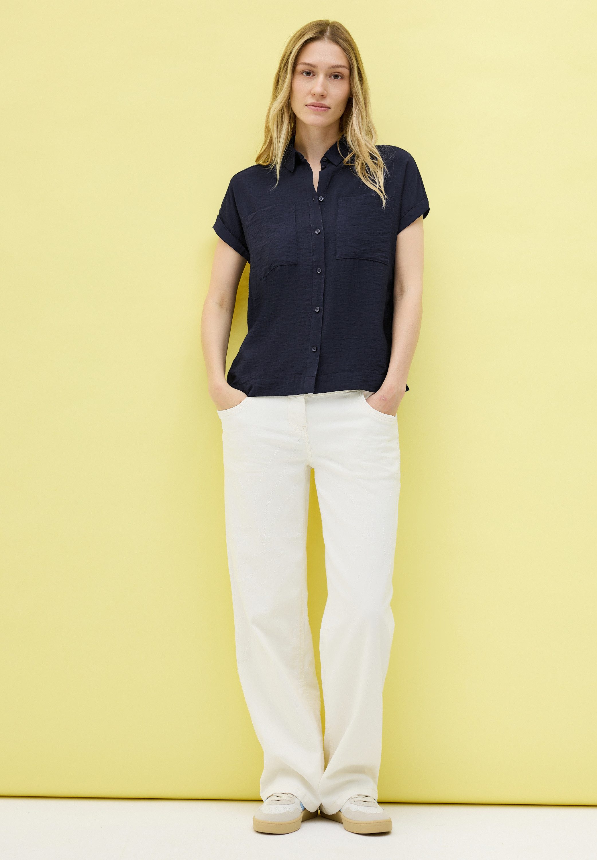 Cecil Overhemdblouse met borstzakken