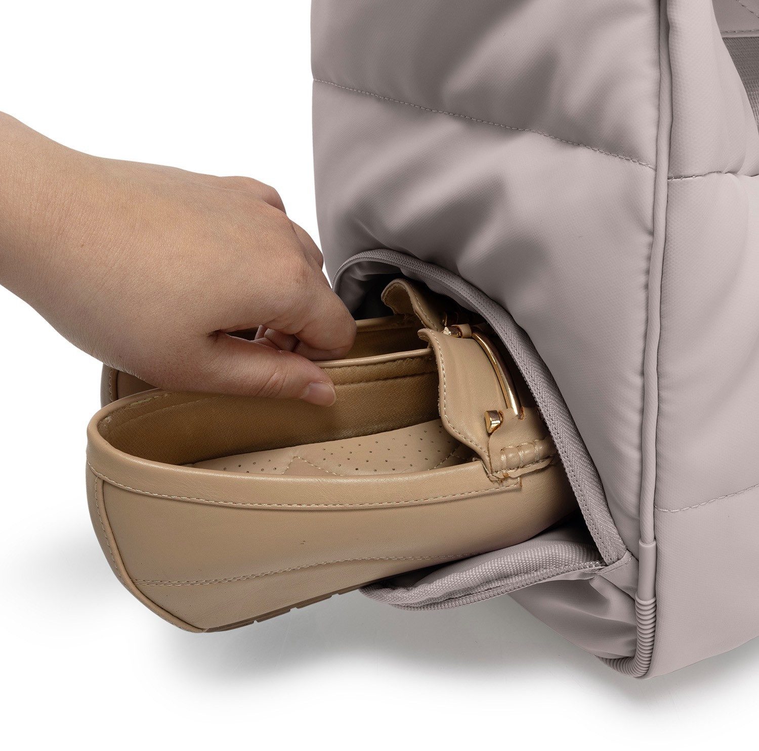 Heys Reistas The Puffer Duffle Bag Weekender duffelbag met schoencompartiment opsteeksysteem
