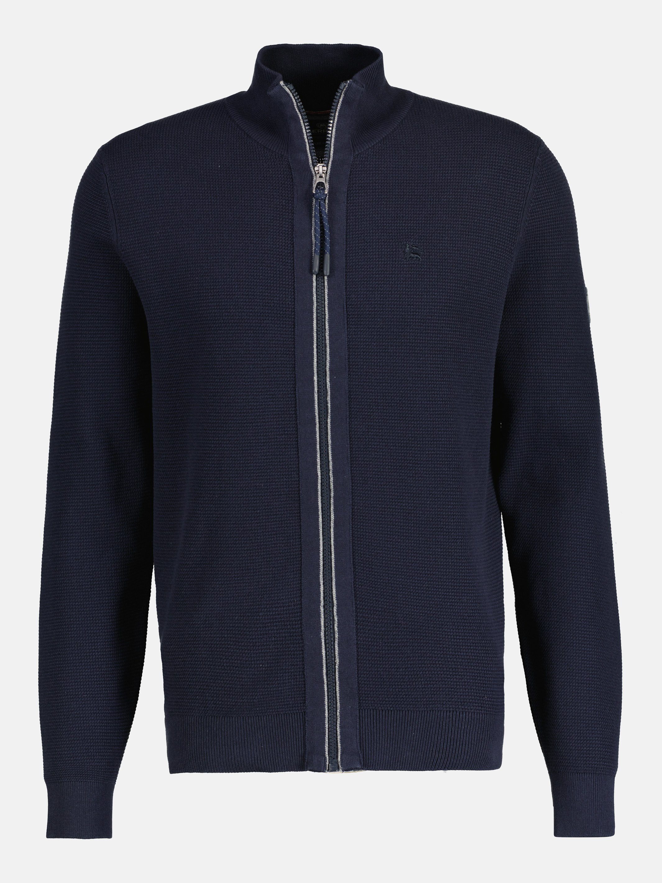 Lerros Vest LERROS sportieve brei jack in structuurlook