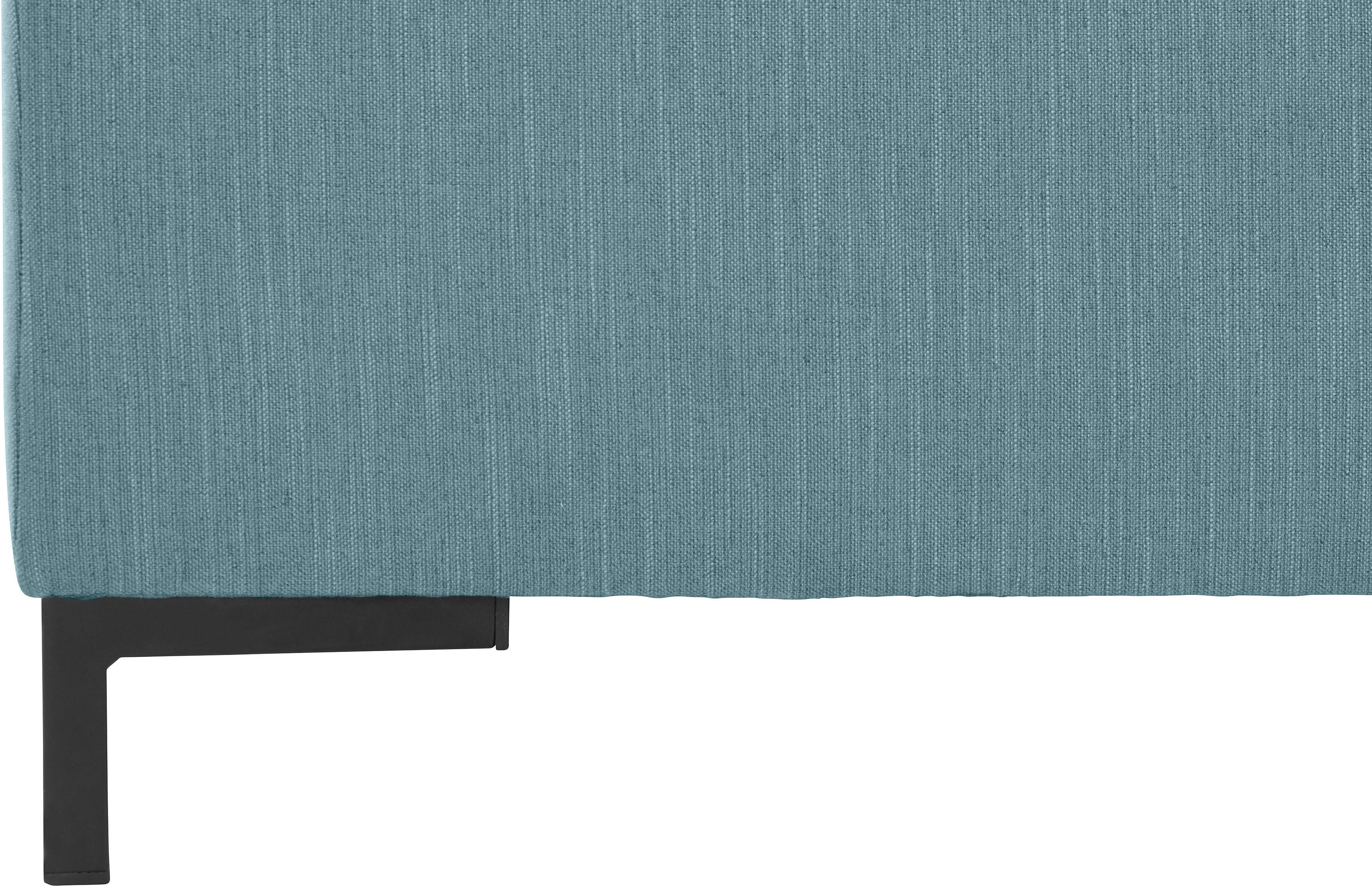 OTTO products Hoekbank Grazzo L-vorm hoogwaardige stoffen van gerecycled materiaal, stiksels op de zitting