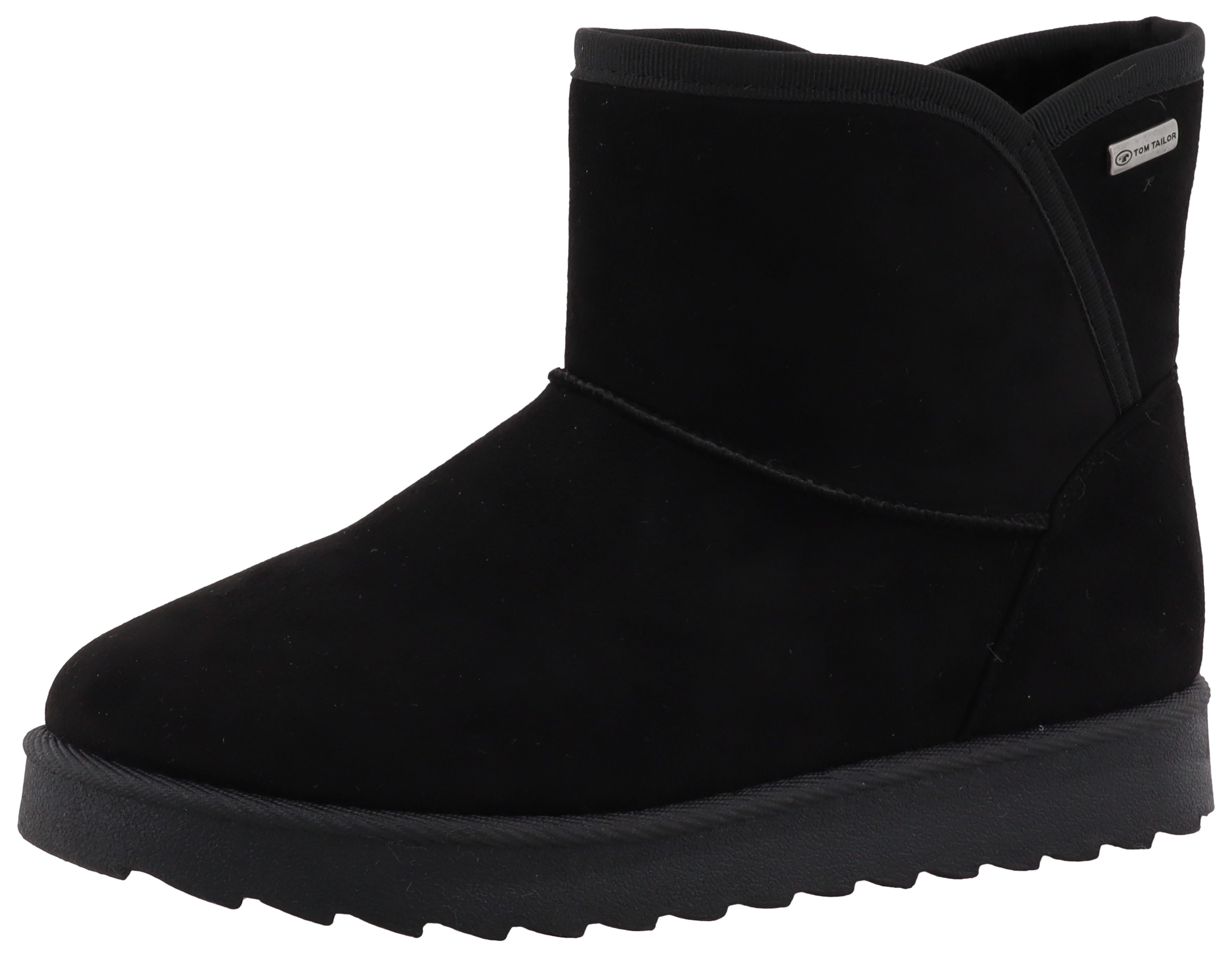 Tom Tailor Winterlaarzen plateau instappers ankleboots met decoratieve naden