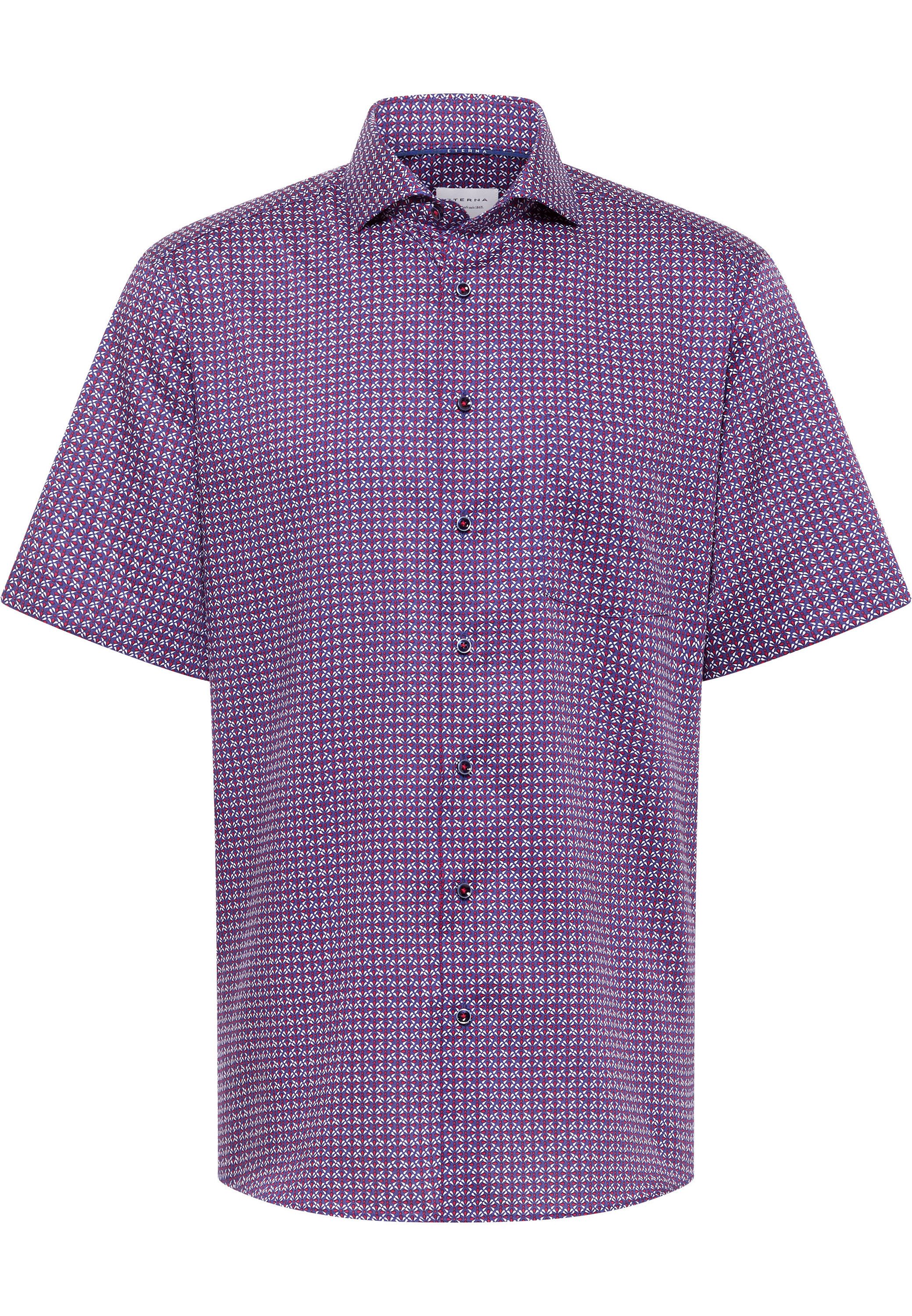 Eterna Overhemd met korte mouwen MODERN FIT NON IRON (strijkvrij)