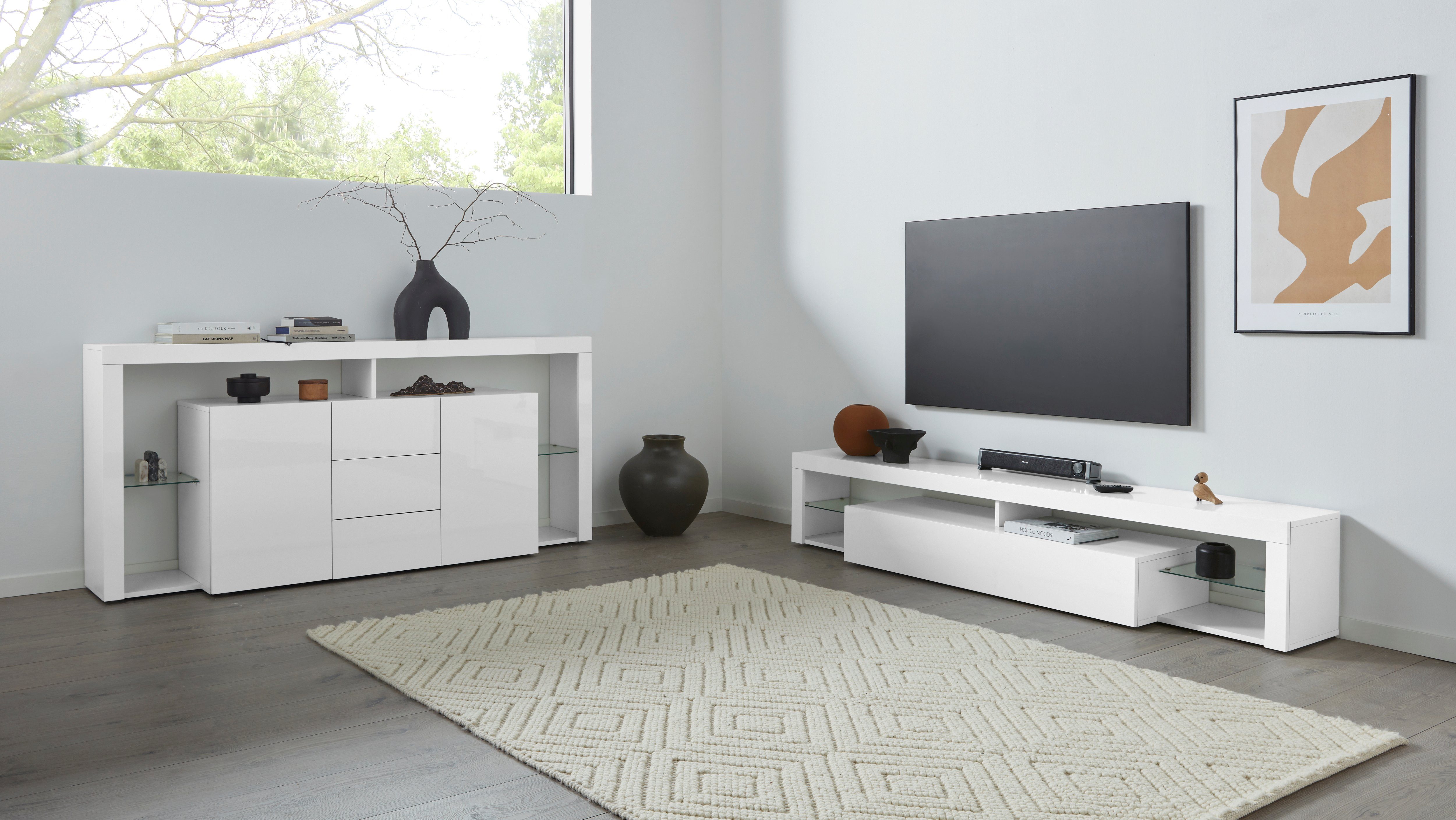 INOSIGN Tv-meubel Essential Breedte 200 cm