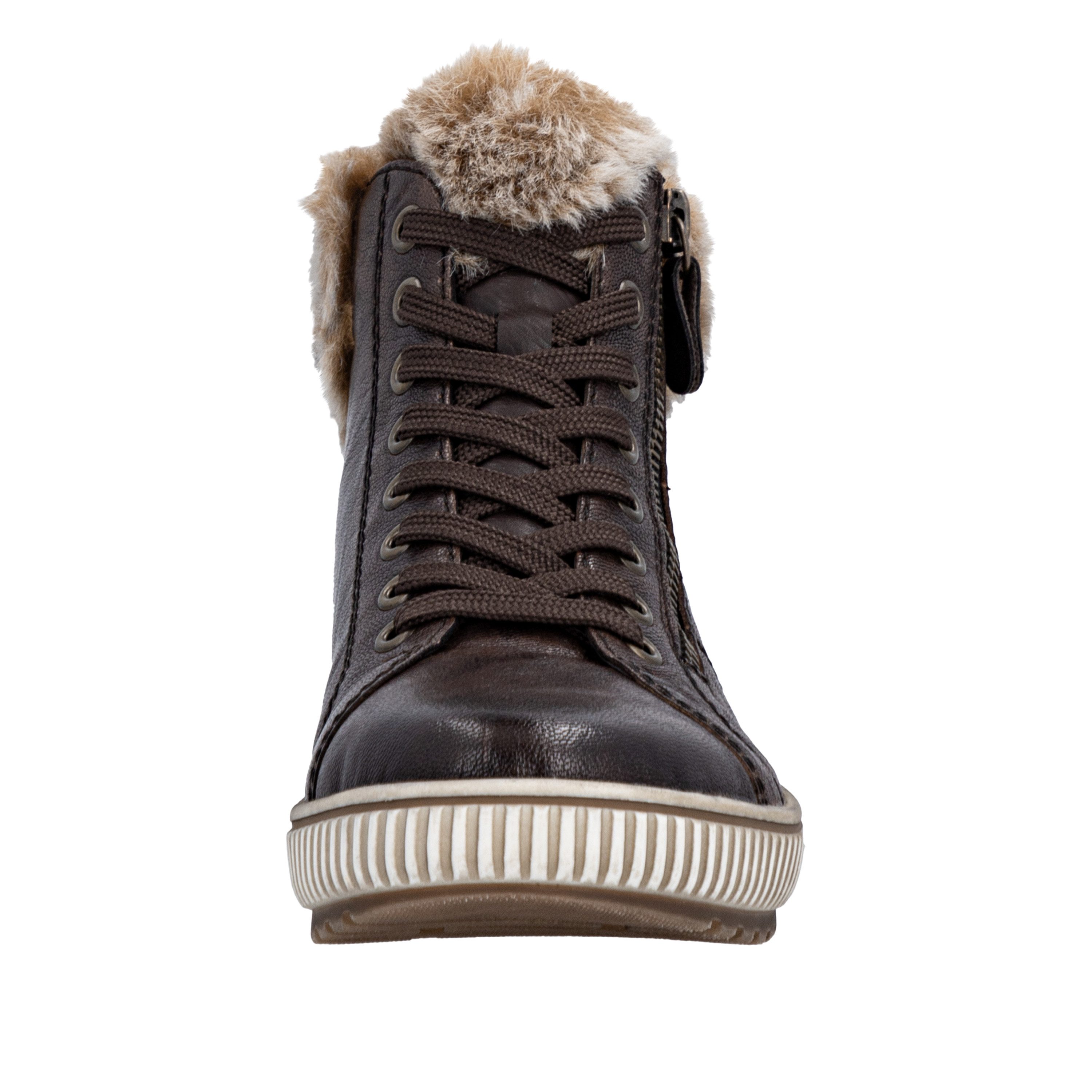 Remonte Winterlaarzen , plateau, outdoorschoen veterschoenen met waterafstotende tex-membraan