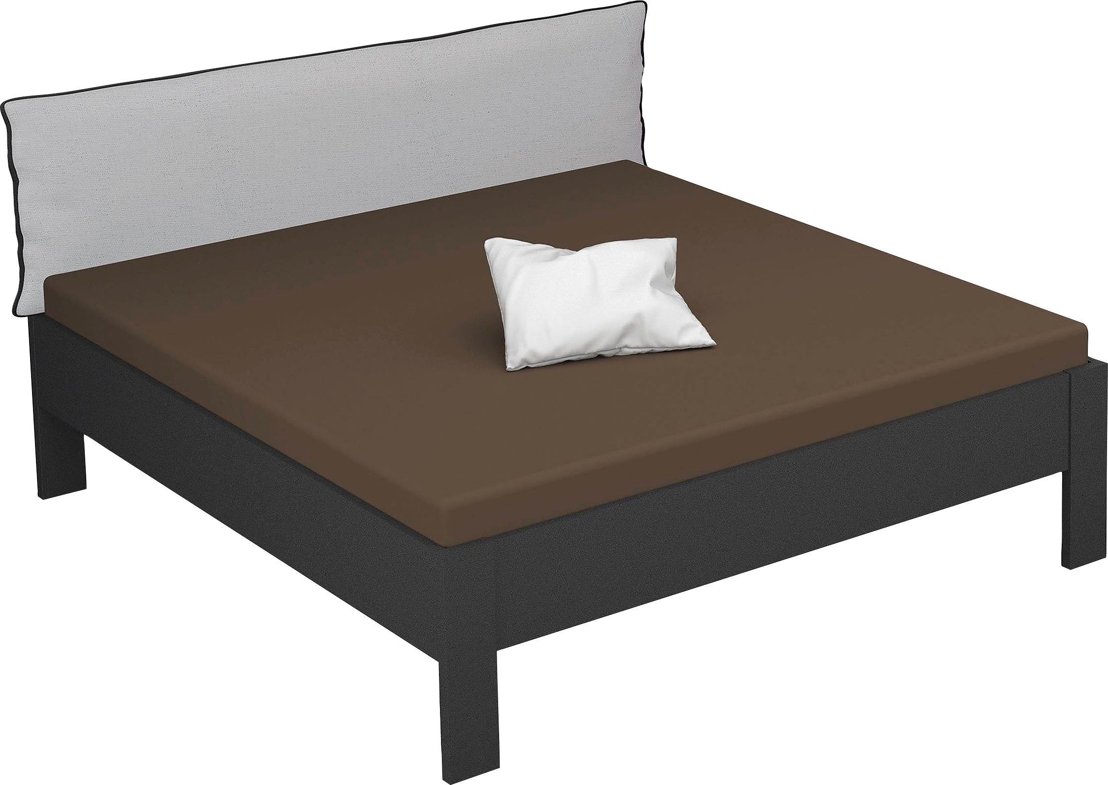 rauch Futonbed Aditio Hoofdbord weefstof met afgezette opstaande naad