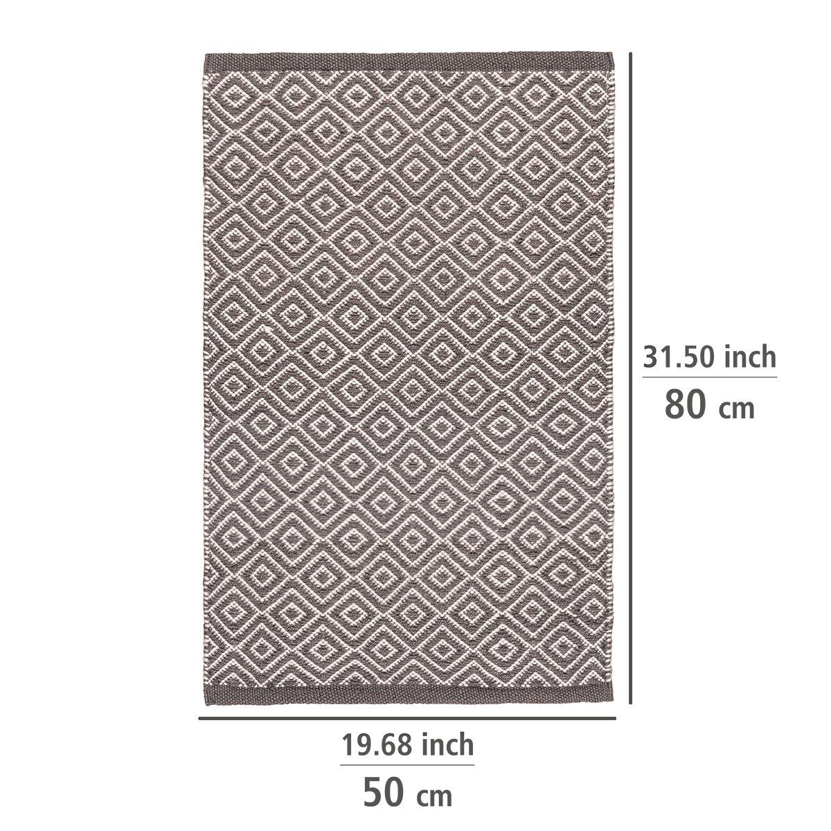 WENKO Badmat Turpan BxL: 50 x 80 cm (1 stuk)