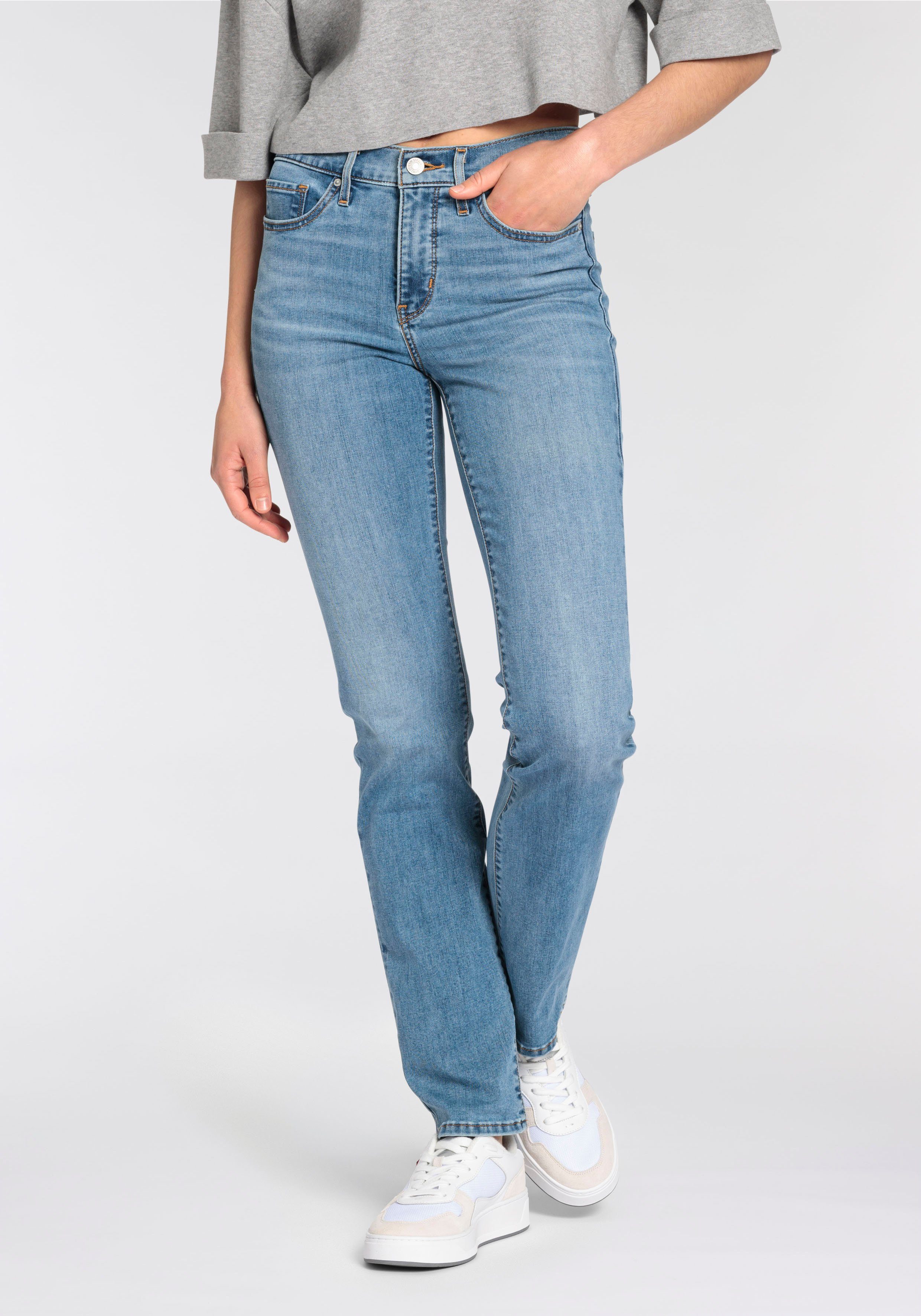 Levi's 300 Straight leg jeans in 5-pocketmodel model 'SHAPING STRAIGHT'