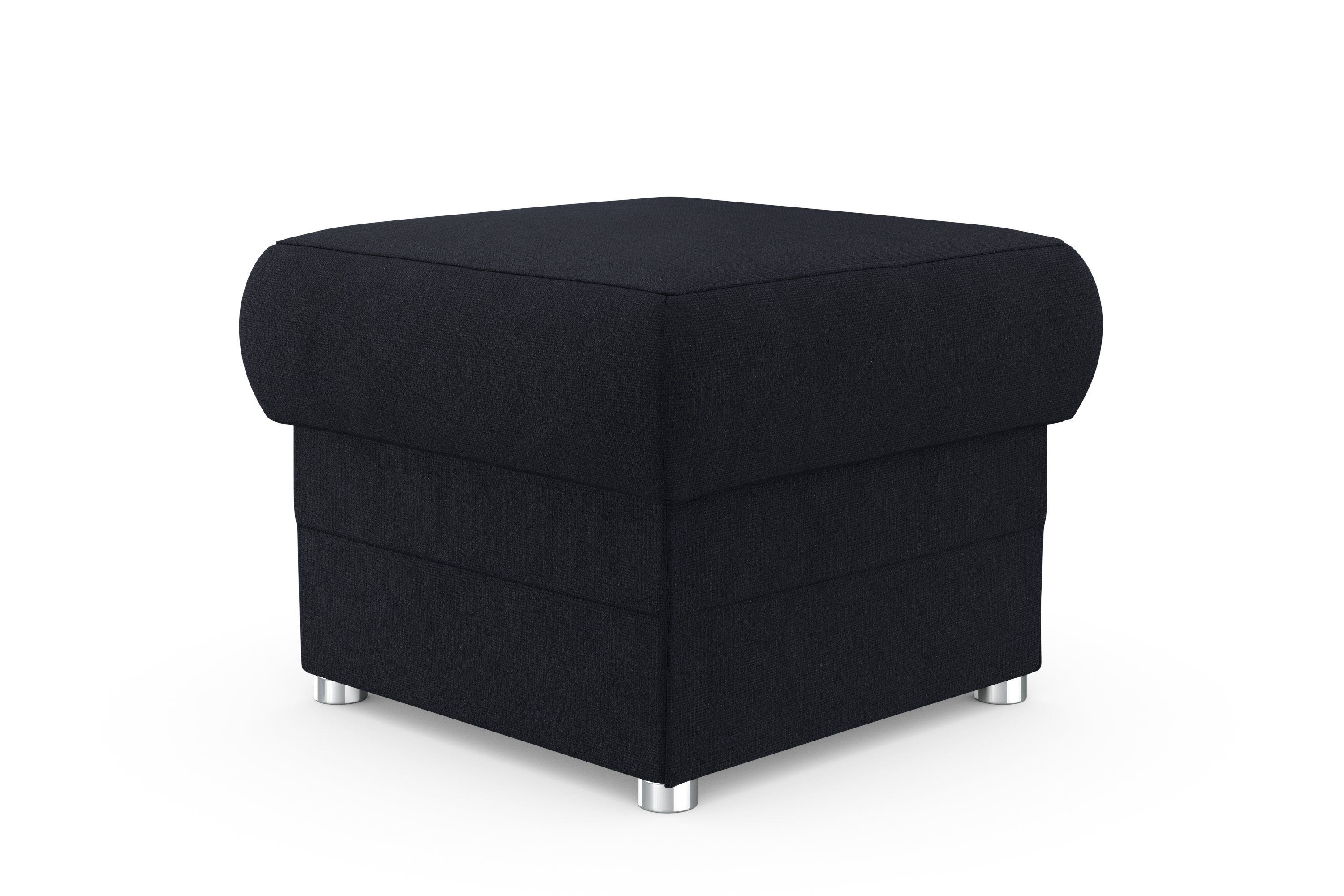 DOMO collection Hocker Pina, compact en comfortabel Bijpassende voetenbank/poef bij de serie