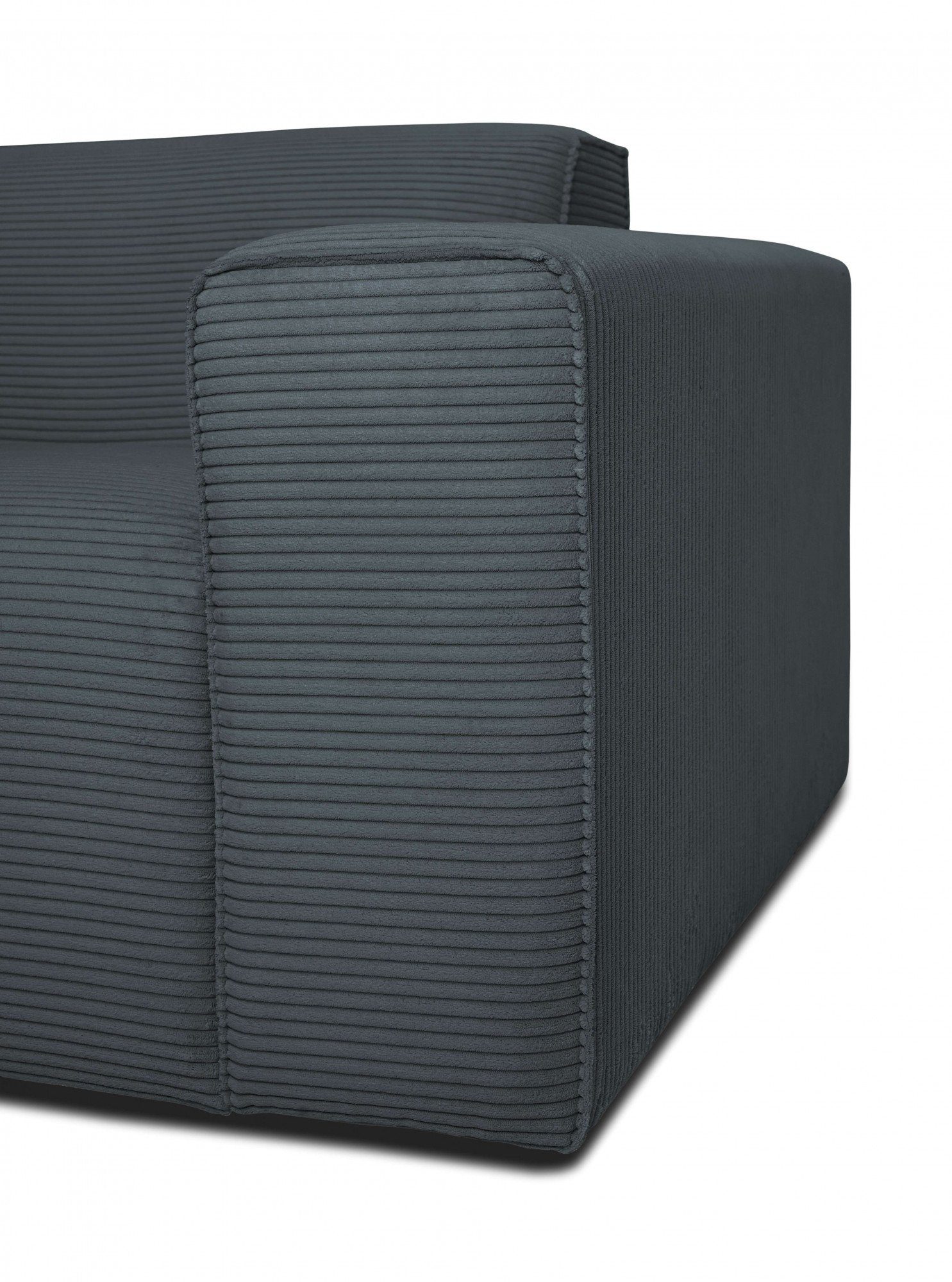 INOSIGN Hoekbank Clayton in een trendy ribfluwelen bekleding, diverse combinaties mogelijk