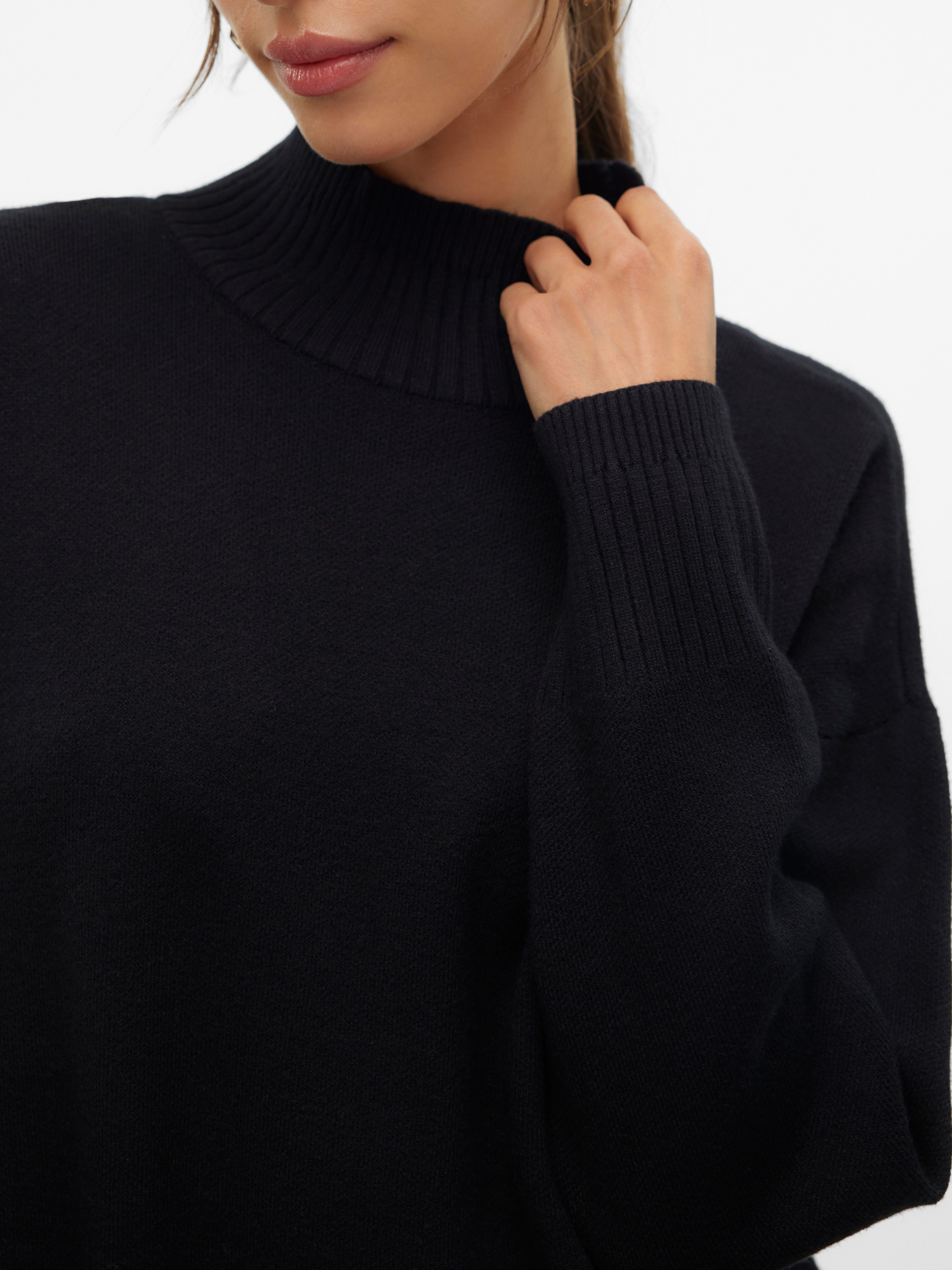Vero Moda Gebreide trui VMGOLD LS HIGHNECK PULLOVER GA