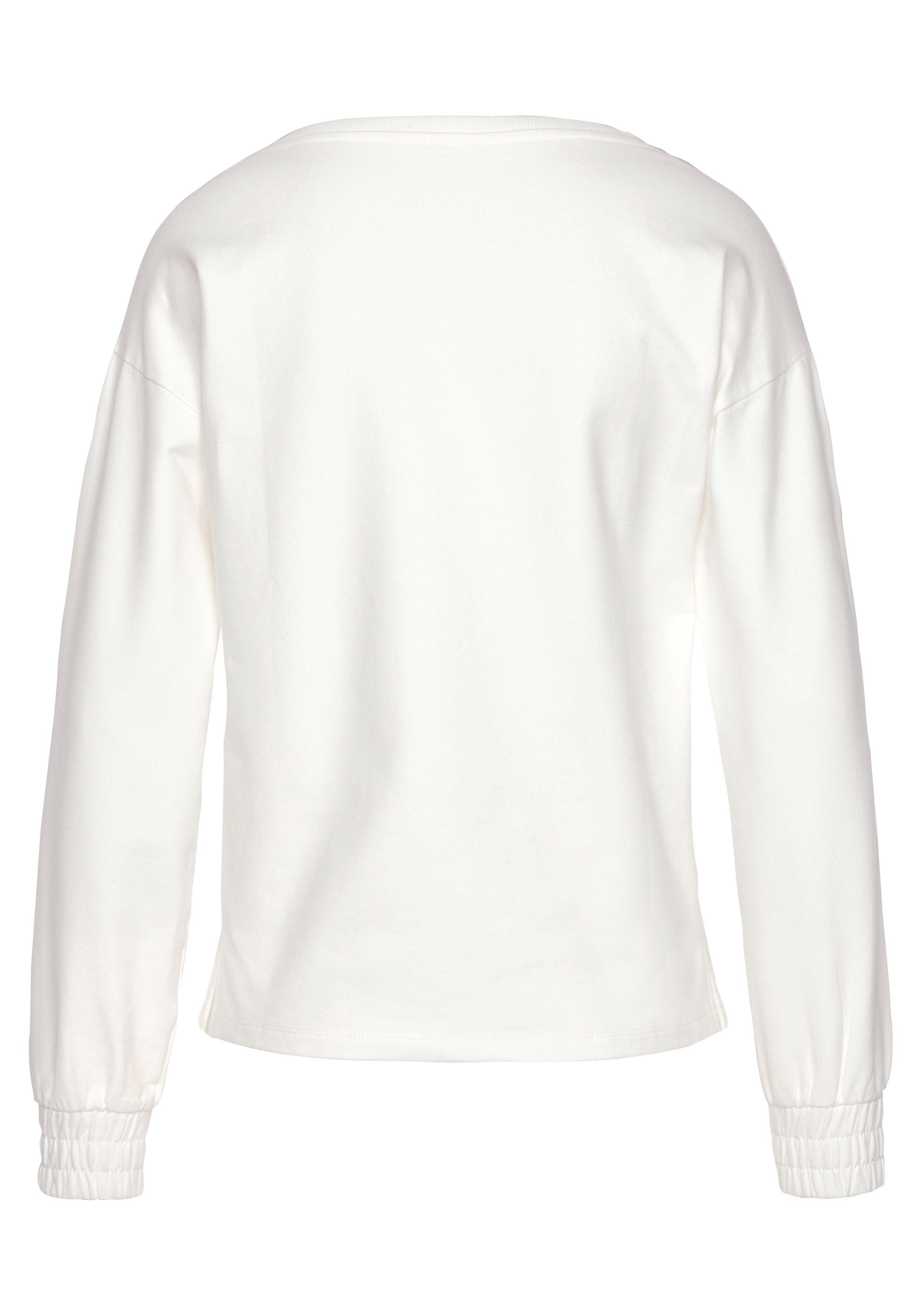 Bench. Loungewear Sweatshirt met gerimpelde mouwmanchetten, loungepak