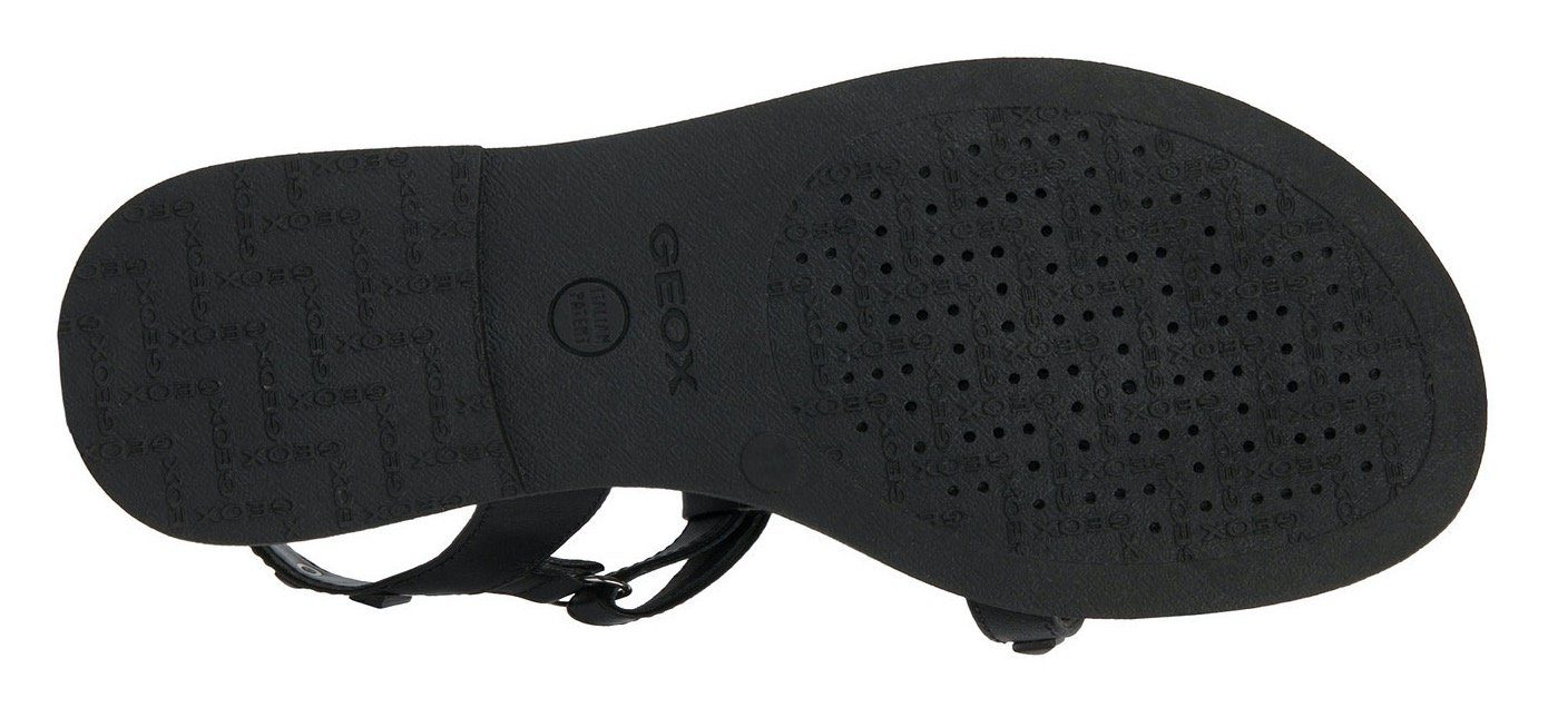 Geox Sandalen J SANDAL KARLY GIRL , zomerschoen, klittenbandschoen, sandaal, met bloemen applicatie