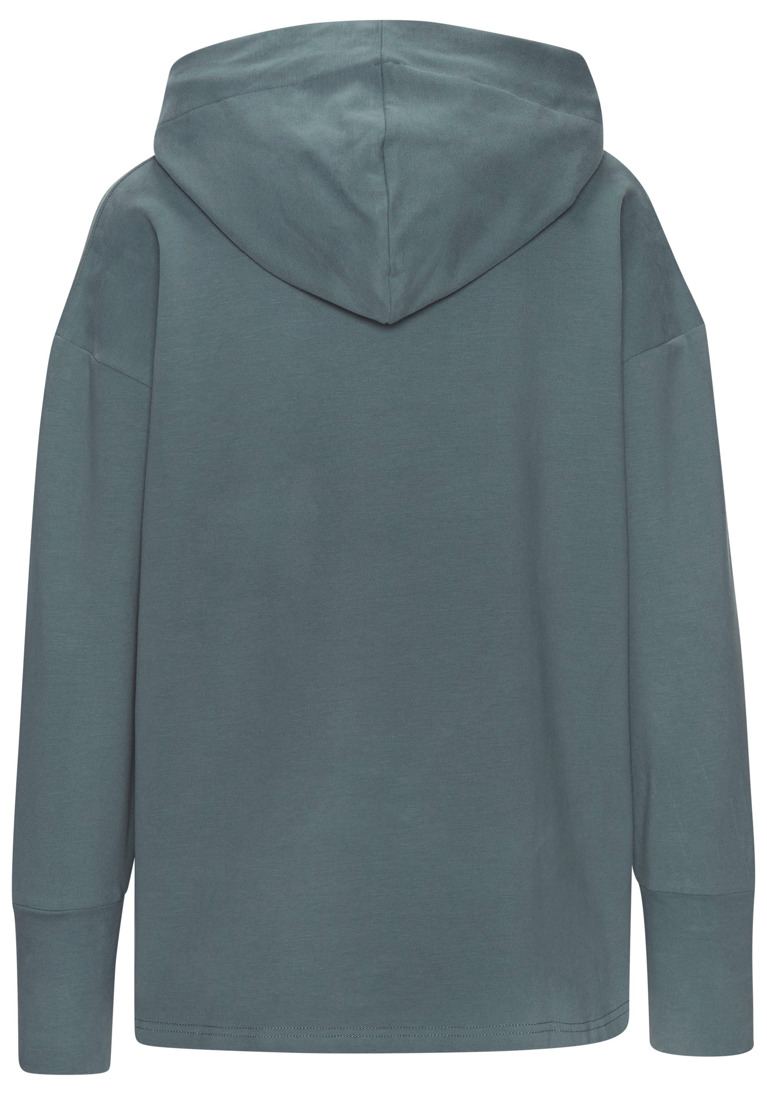 Elbsand Hoodie Darisa met logoprint voor, hoodie, sportief-casual